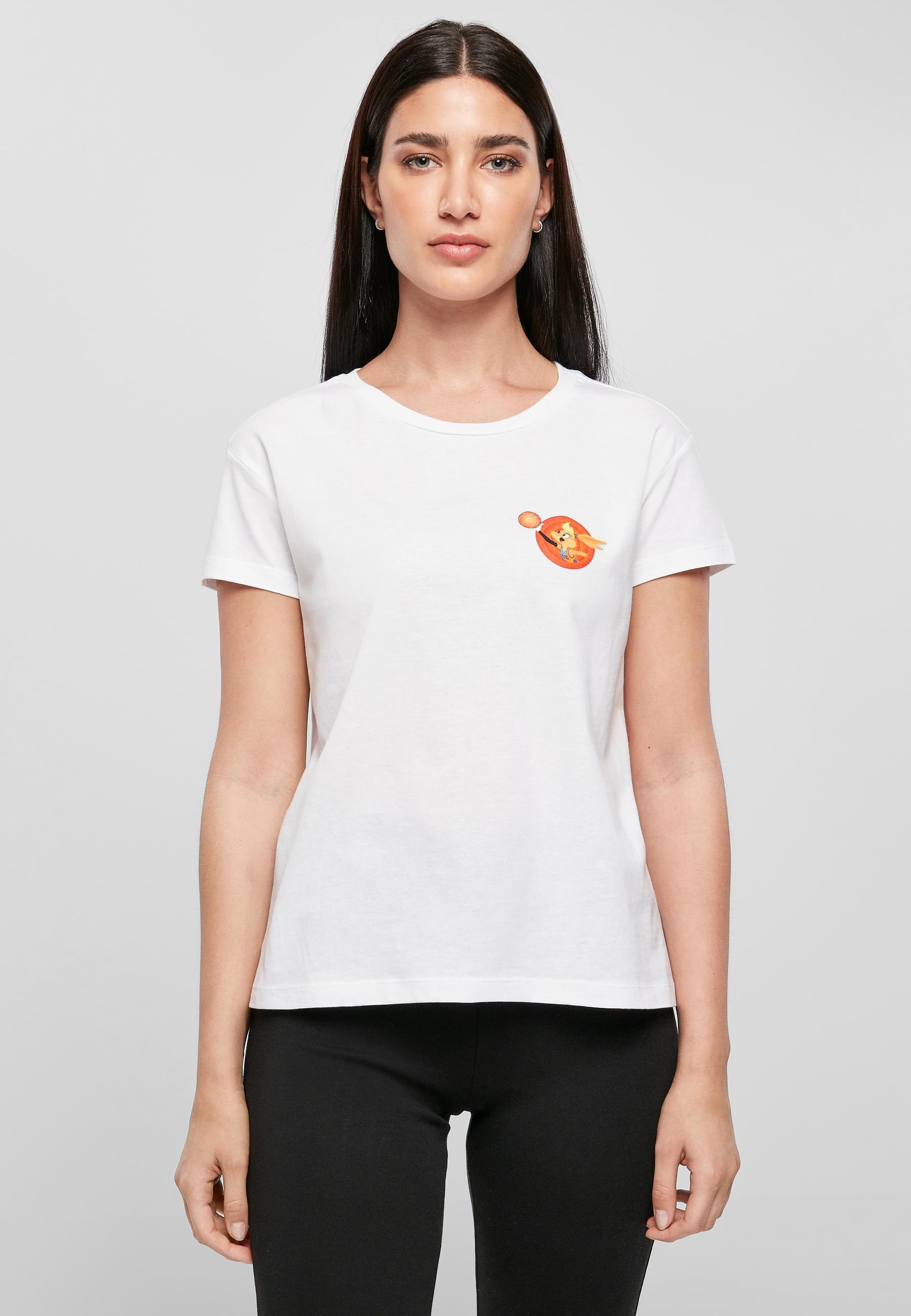 MisterTee Kurzarmshirt »MisterTee Damen Ladies Space Jam Tune Squad Lola Box Tee«, (1 tlg.)