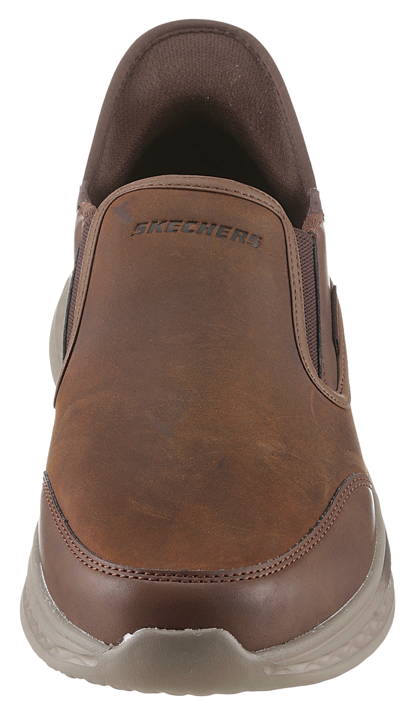 Skechers Slip-On Sneaker »SLADE-«, Slipper, Freizeitschuh, Halbschuh mit Goga Mat Funktion