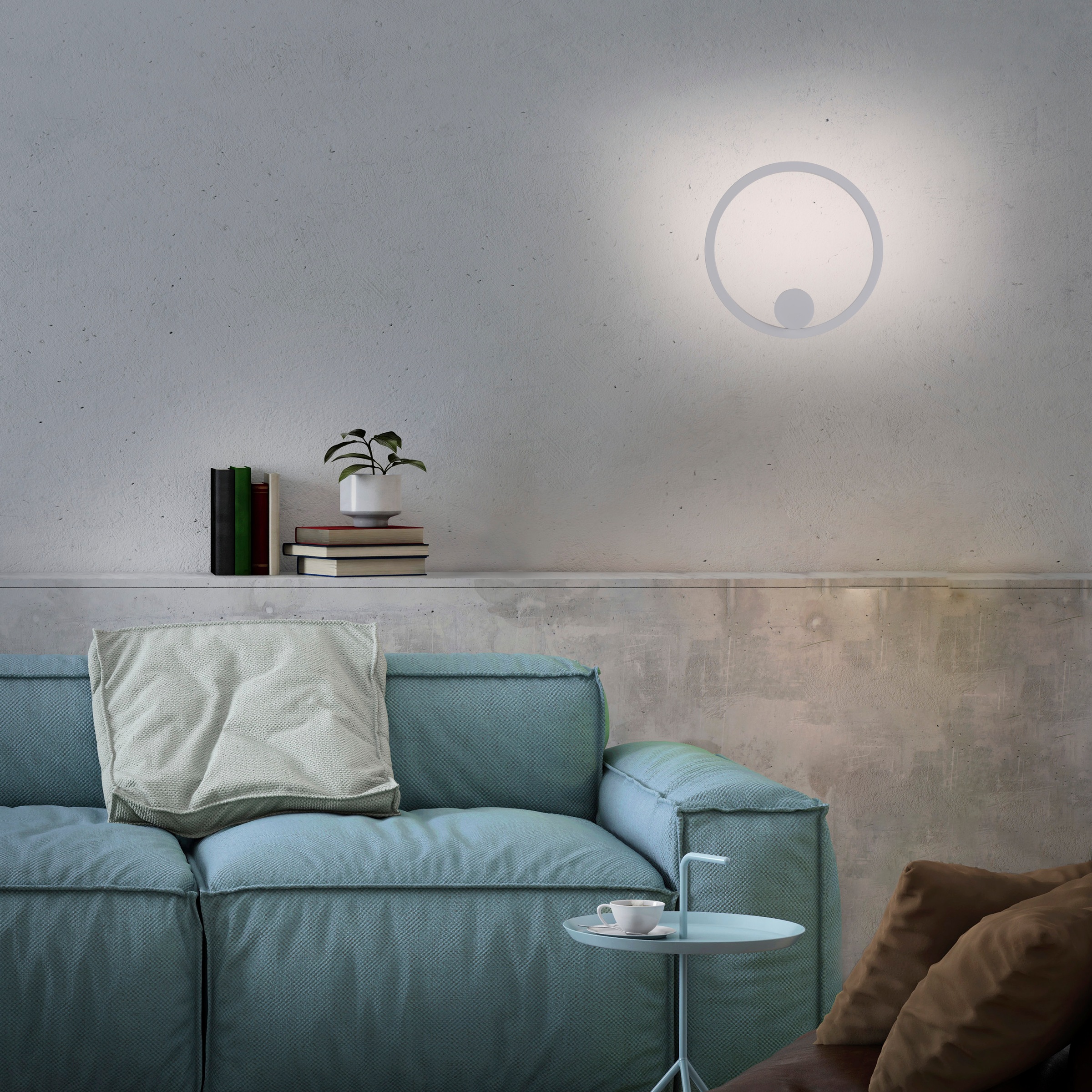 JUST LIGHT LED Wandleuchte »ARCHIE« LED-Board 1 Stk. Warmweiß Dimmbar, IR-FB, Memoryfunktion, USB-Kabel