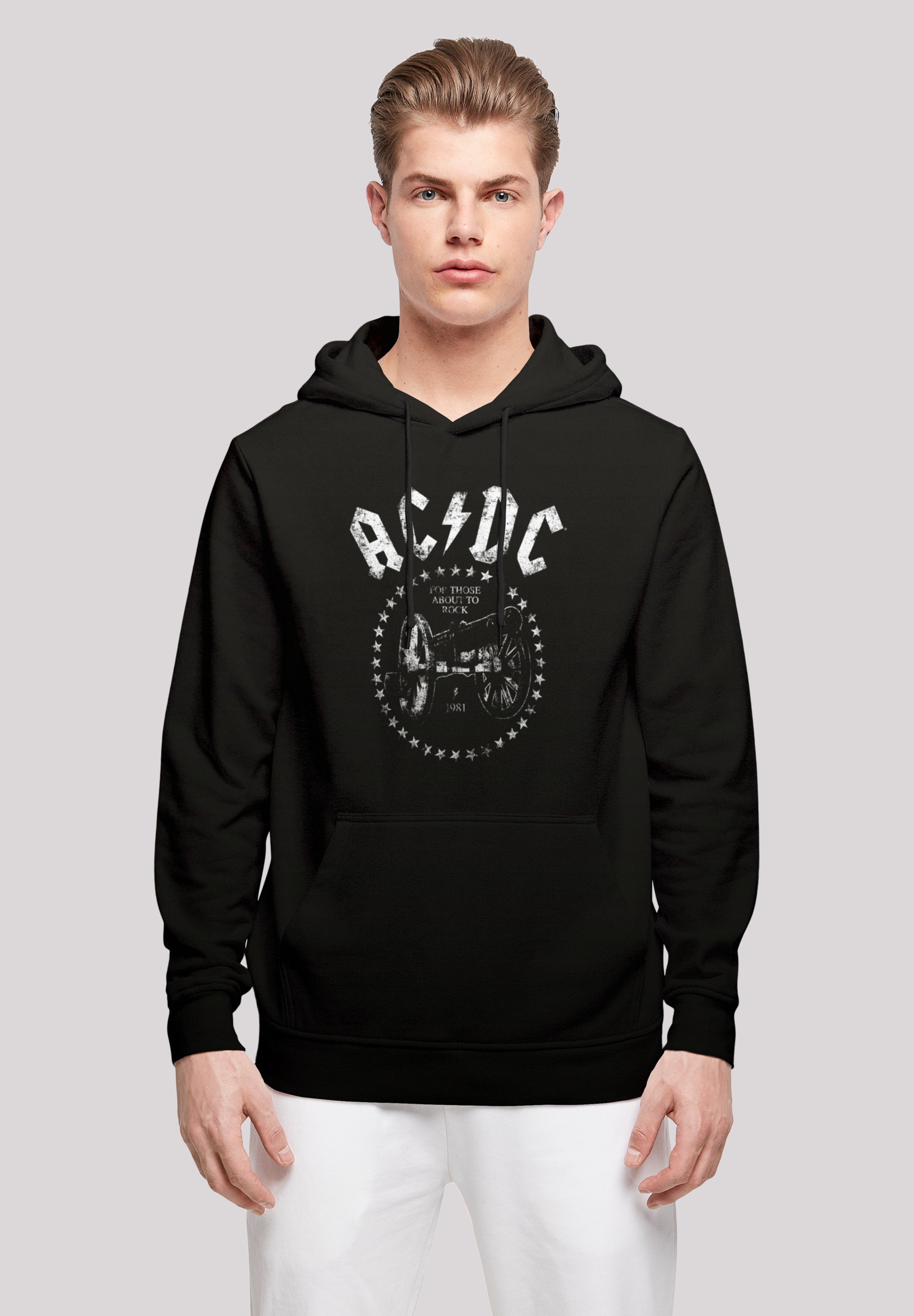 Kapuzenpullover »ACDC Rock Band Music We Salute You Cannon«, Print