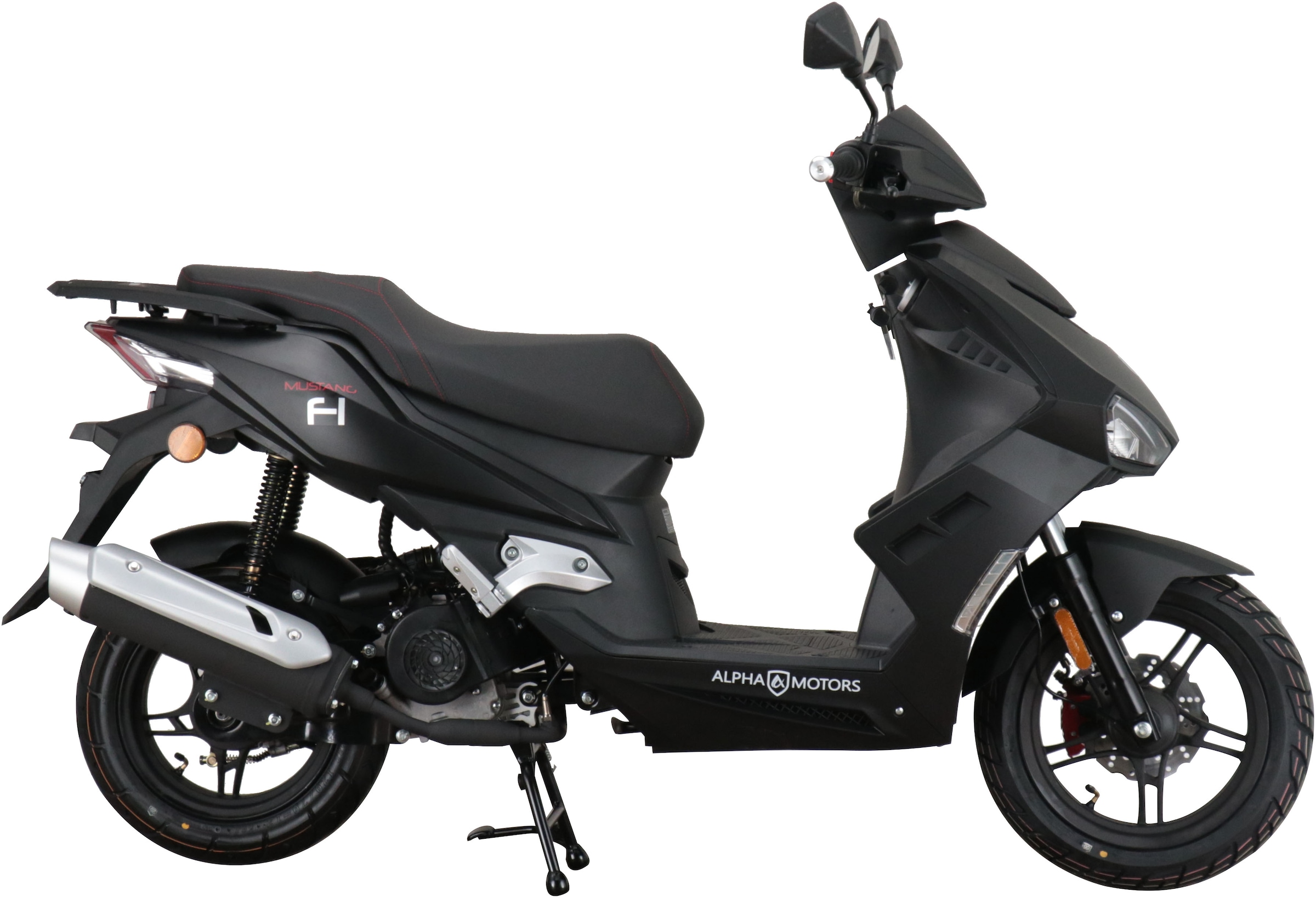 Alpha Motors Motorroller »Mustang FI«, 50 cm³, 25 km/h, Euro 5, 2,72 PS, mit USB-Anschluss und Lenkerschloss, sportliches Design
