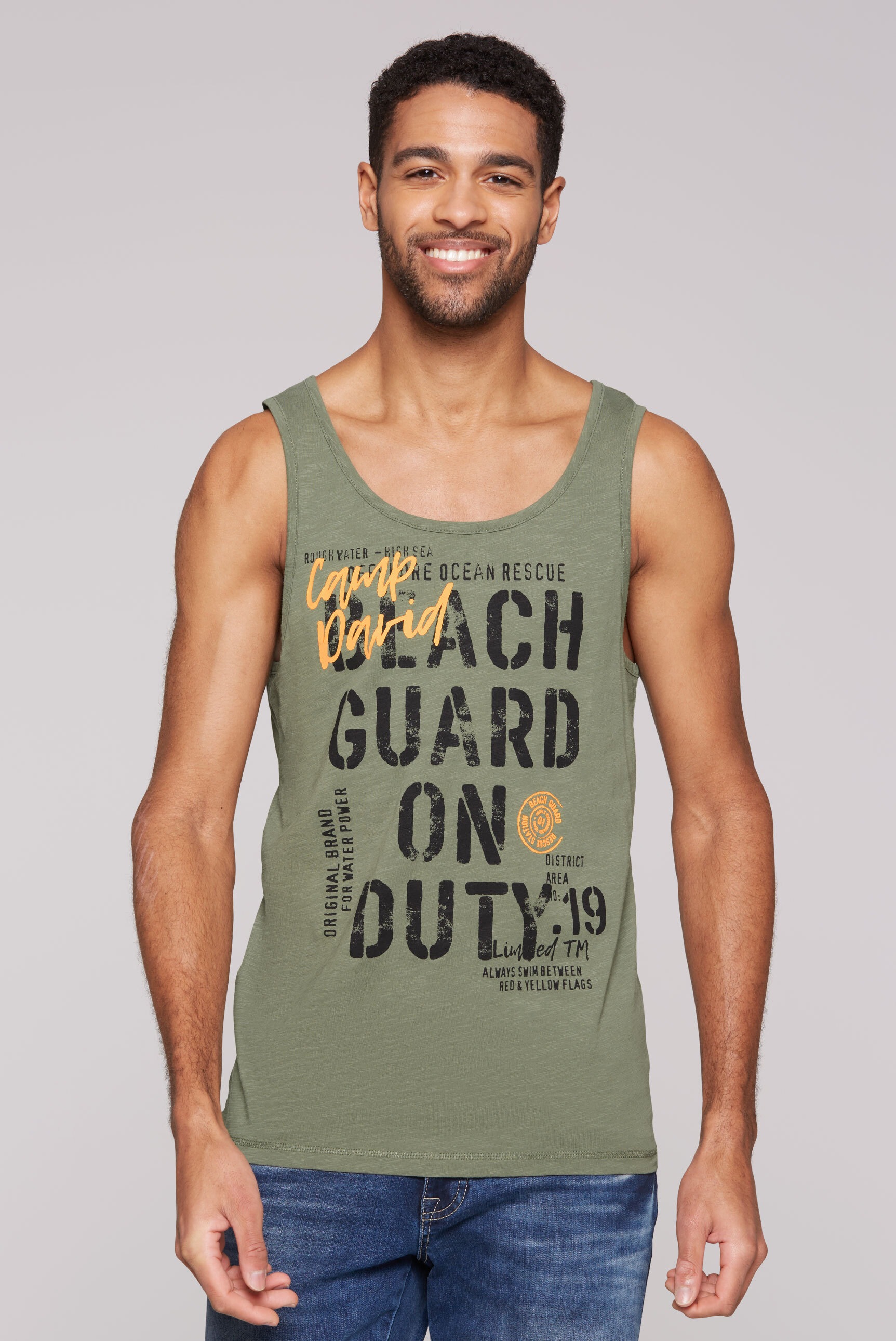 CAMP DAVID Tanktop, aus Baumwolle günstig online kaufen