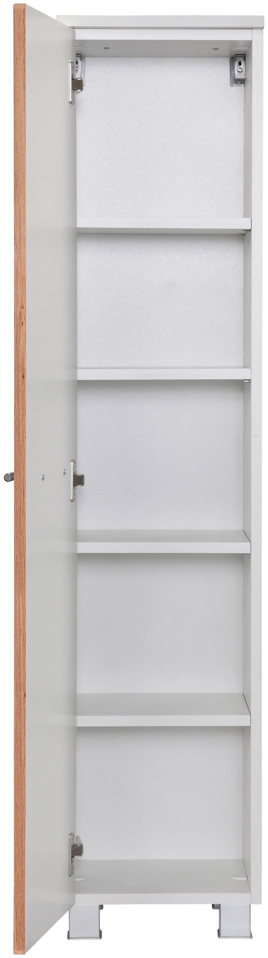 welltime Midischrank »Trento, verschiedene Ausführungen und Farben«, Badmöbel, Breite 30 cm, 1 Tür, Made in Germany
