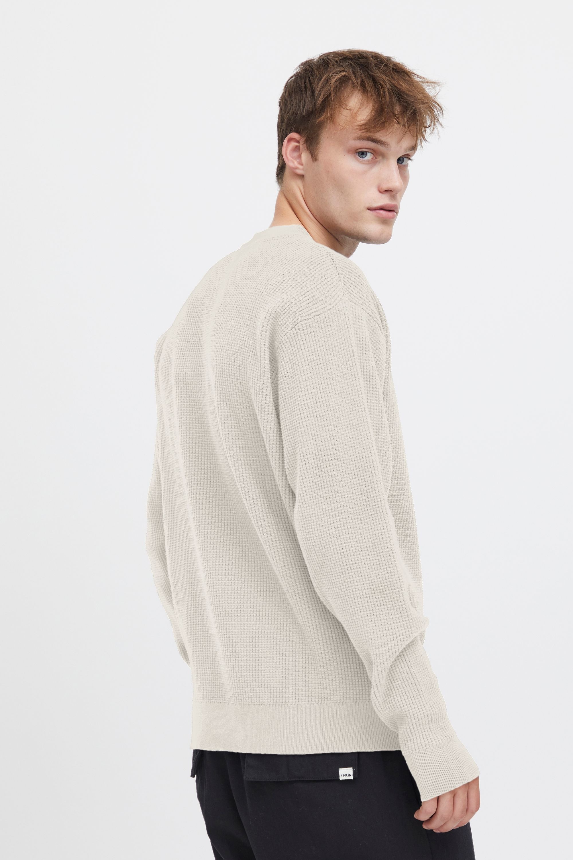 !Solid Strickfleece-Pullover »Strickpullover SDHami«