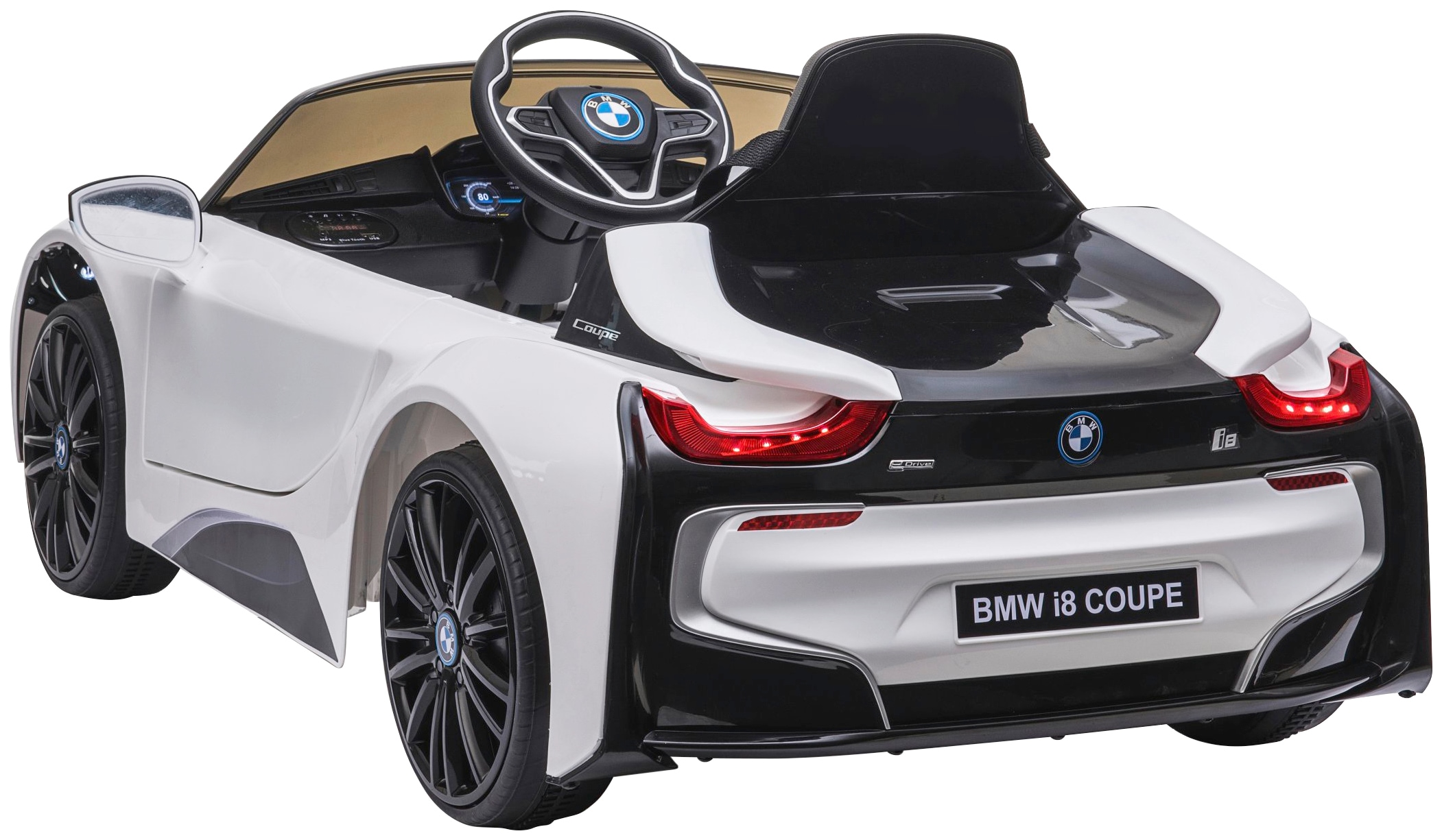 Jamara Elektro-Kinderauto »Ride-on BMW I8 Coupe weiß«, ab 3 Jahren, bis 30 kg