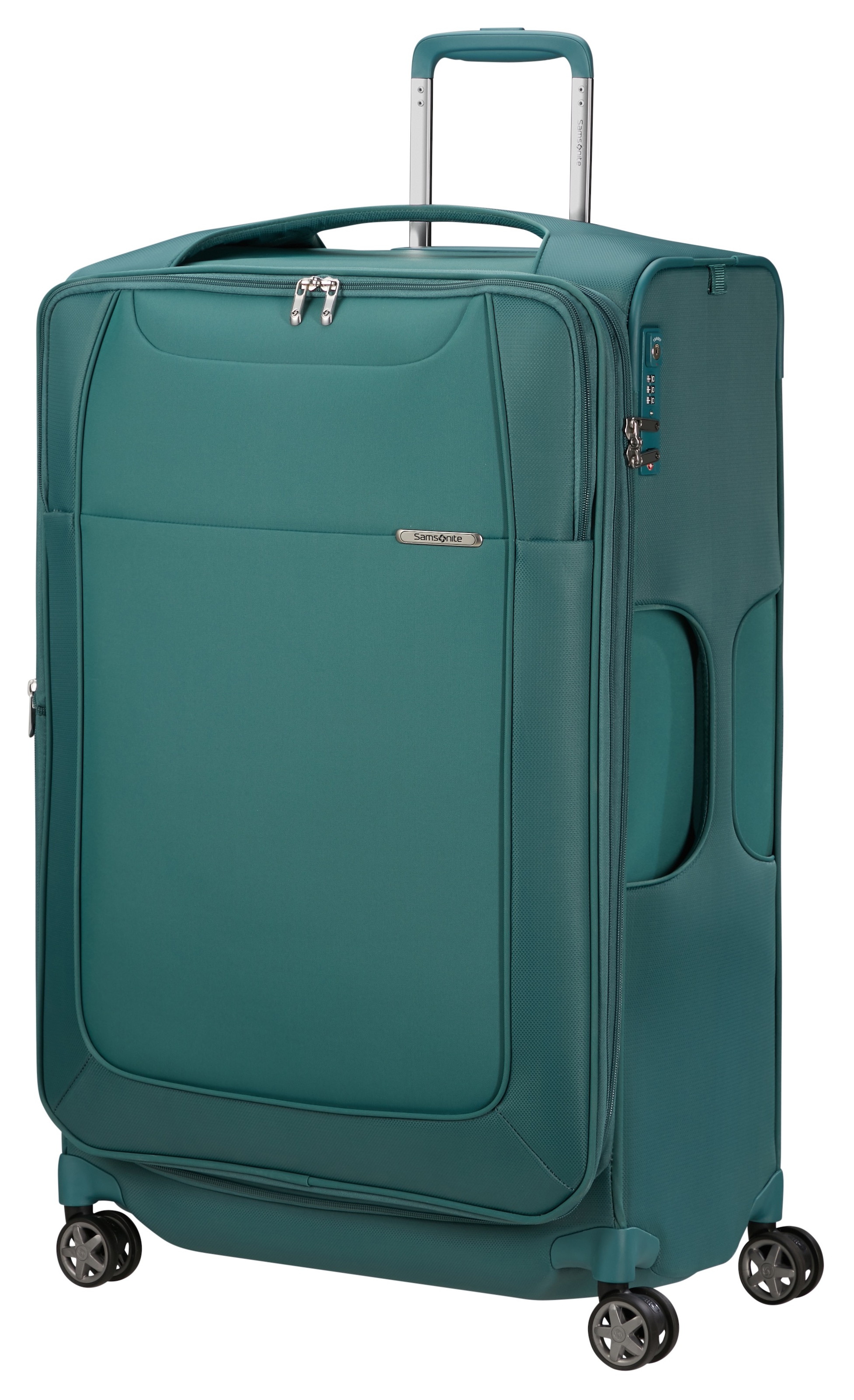 Samsonite Weichgepäck-Trolley »D'LITE 78«, 4 St. Rollen, Reisekoffer Weichschalenkoffer TSA-Zahlenschloss im klassischen Design