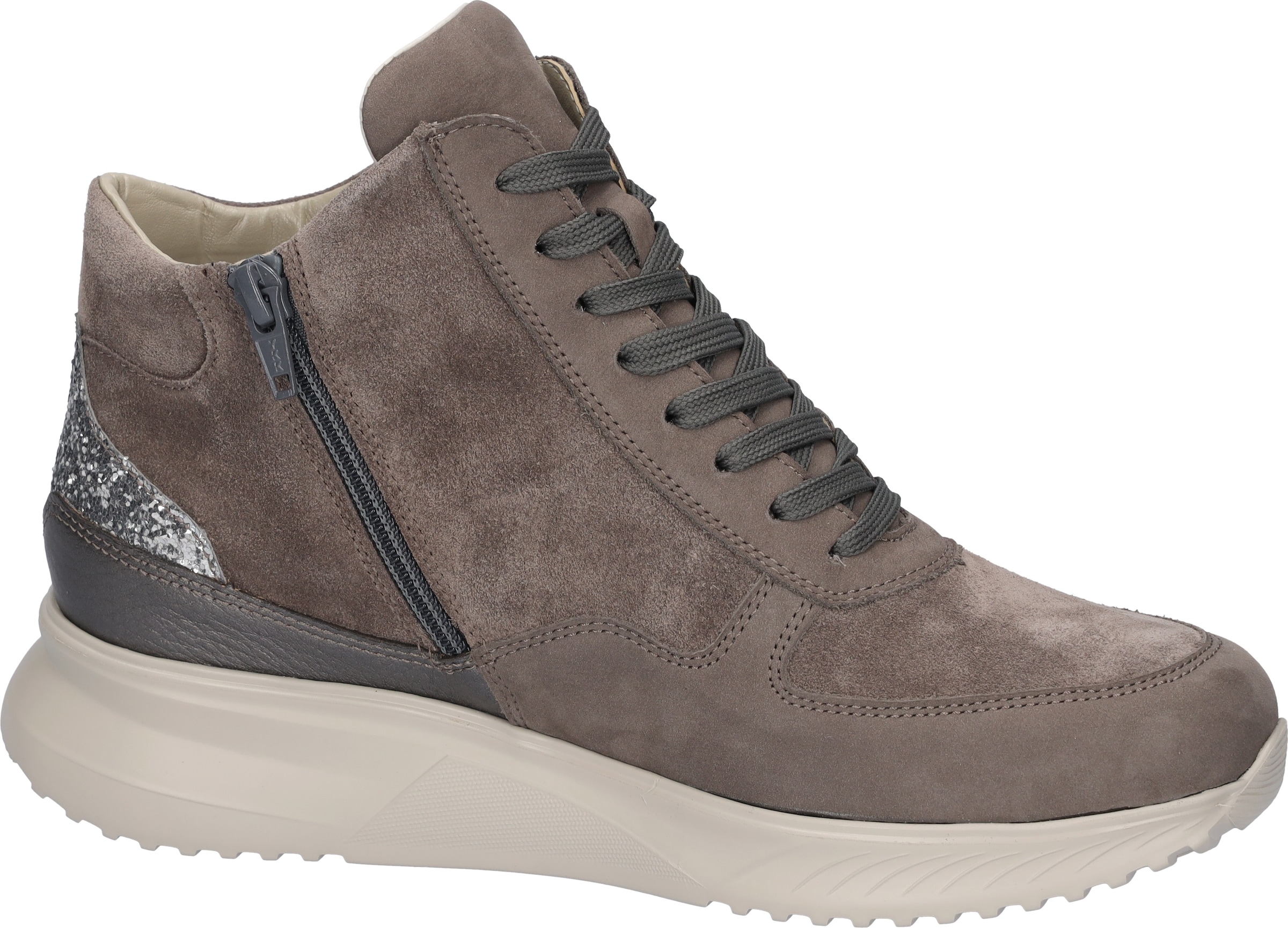 Waldläufer Schnürboots »K-JANKA«  Schnürstiefelette, Bequemschuh, Glitter an der Ferse, K-Weite