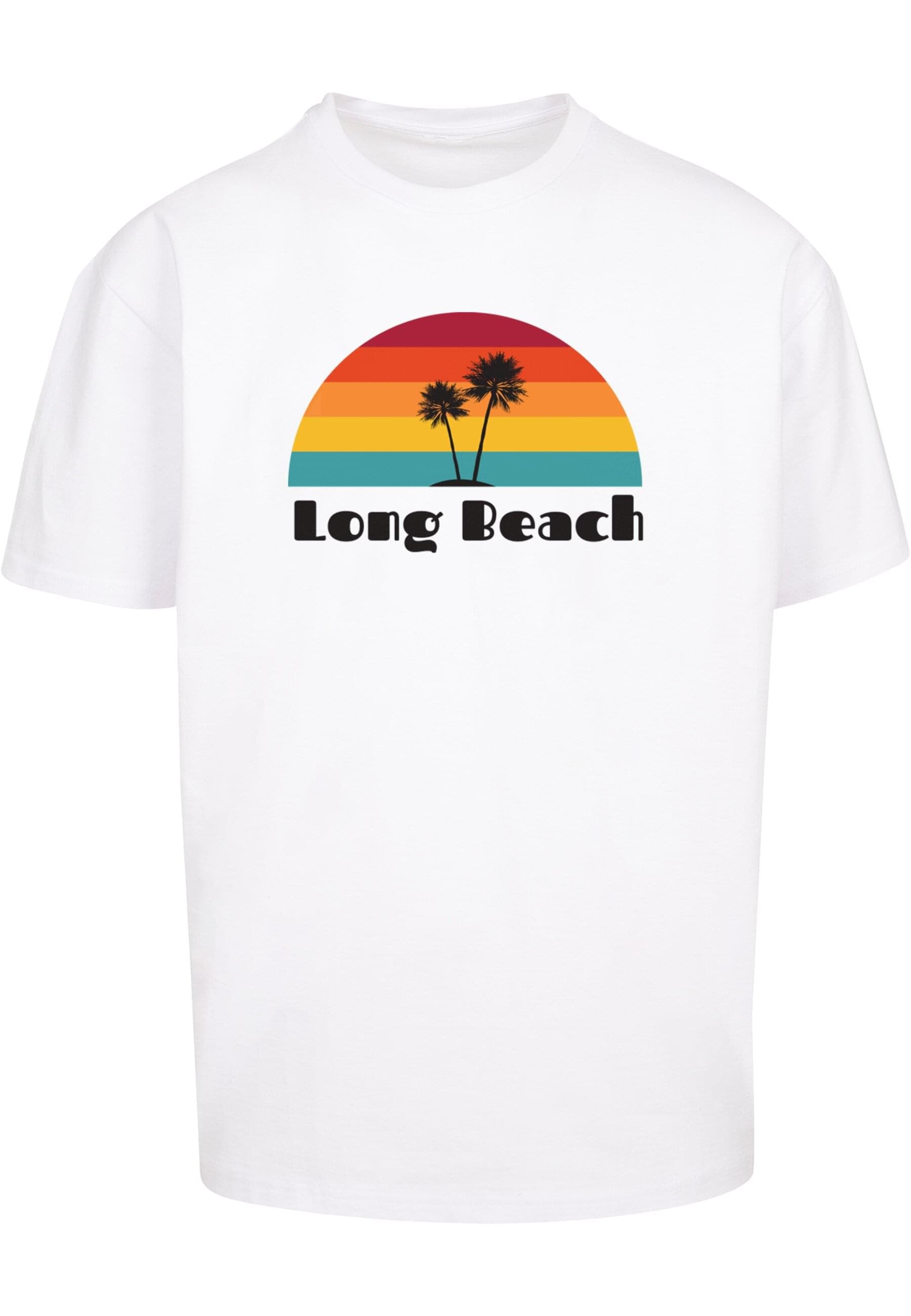 T-Shirt »Merchcode Herren Long Beach Heavy Oversize Tee-BY102«