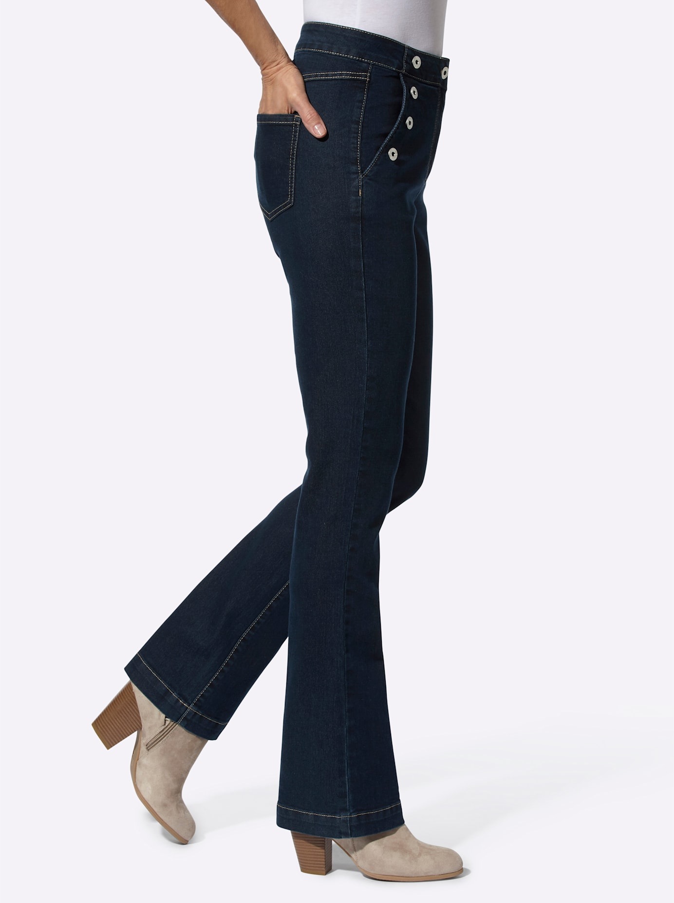 Inspirationen Bootcut-Jeans 1 Stk. tlg. günstig online kaufen