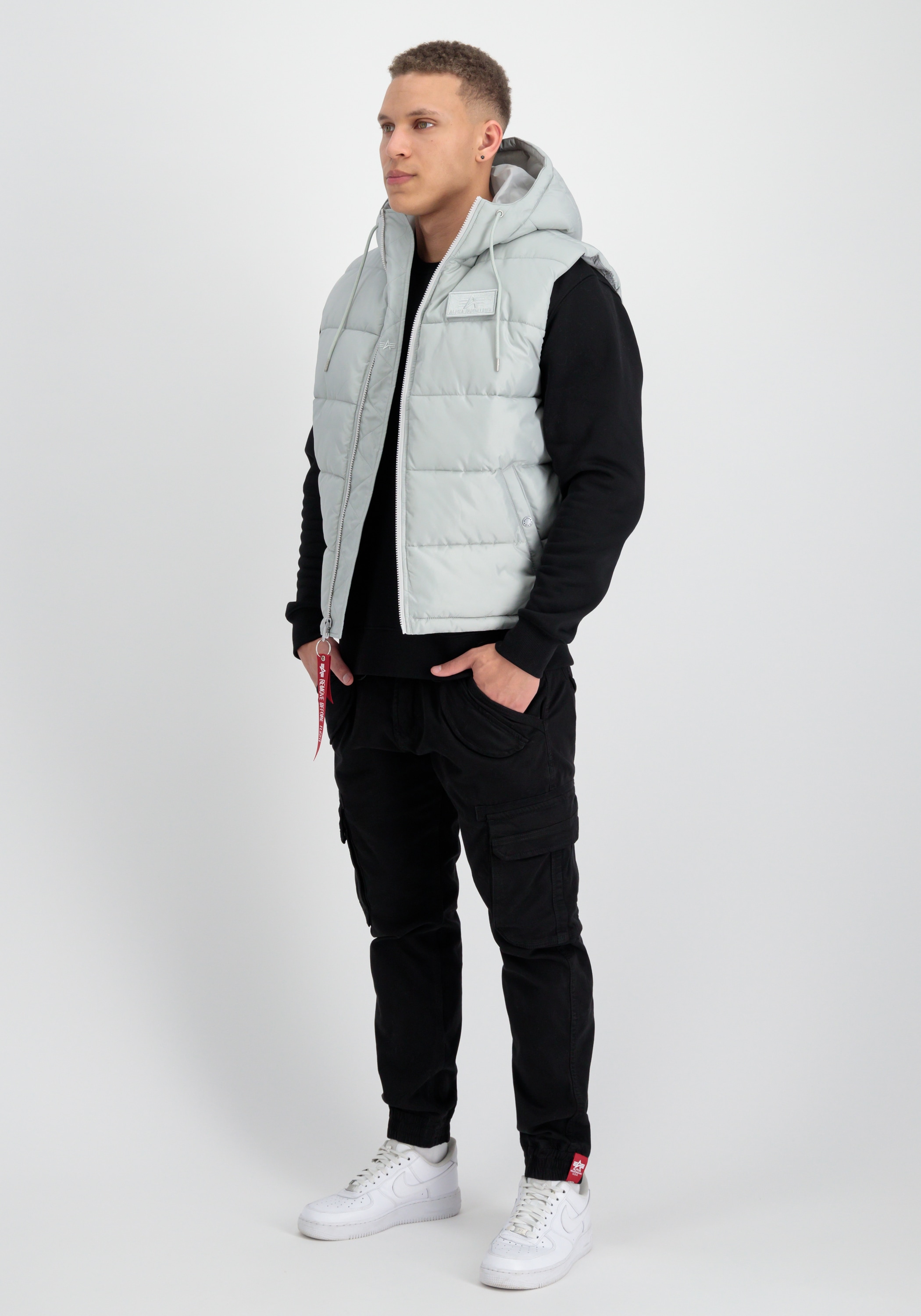 Alpha Industries Blouson »Alpha Industries Men - Vests Hooded Puffer Vest FD«