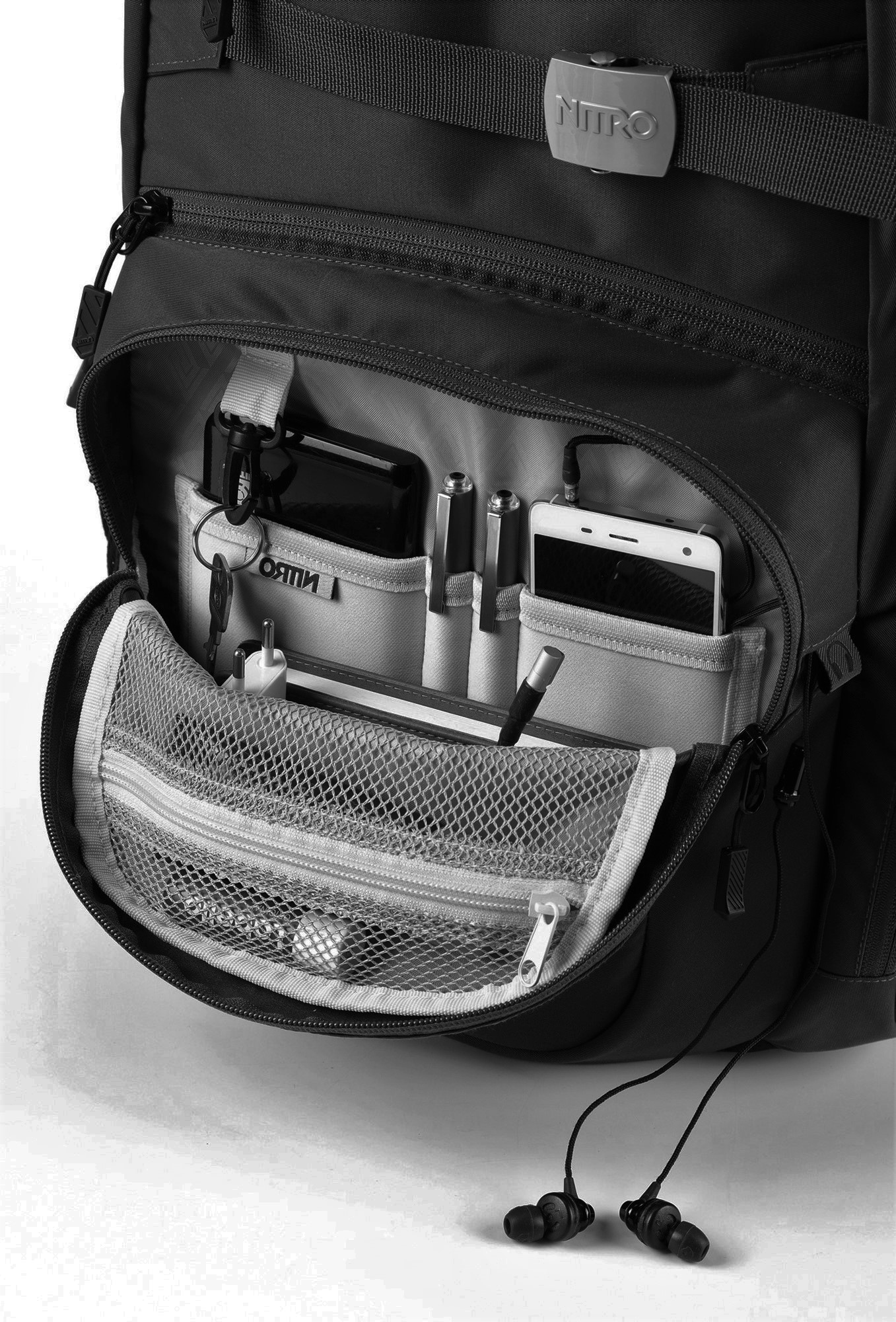 NITRO Schulrucksack »Hero«, Alltagsrucksack, Großer Freizeitrucksack, Schule, Arbeit und Reise