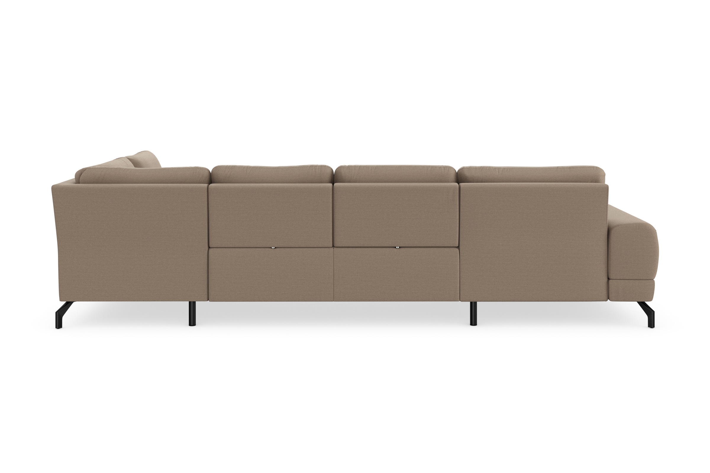 sit&more Wohnlandschaft »Cinturo U-Form«, inklusive Sitztiefenverstellung und Federkern, Sitzhöhe 45 cm