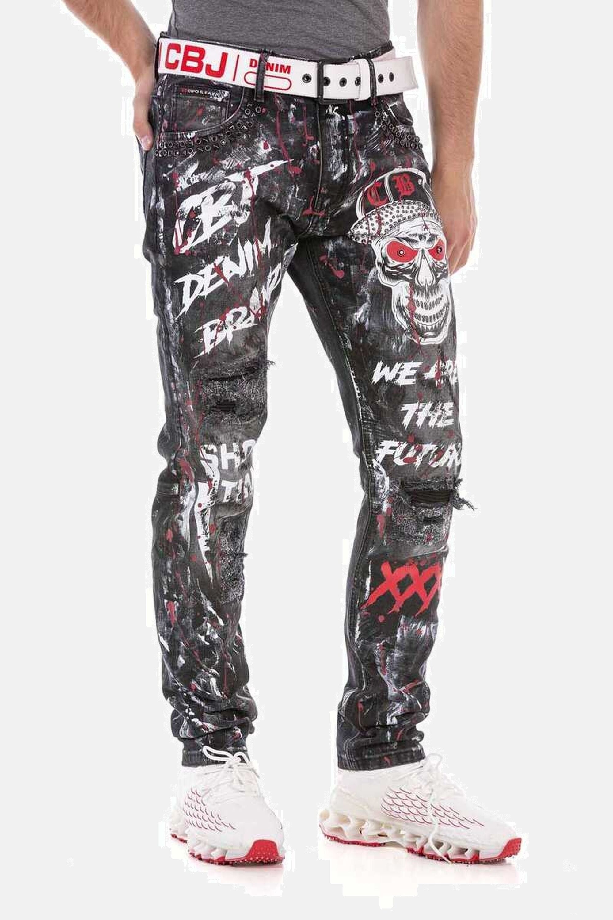 Cipo & Baxx 5-Pocket-Jeans »Jeans«, im lässigen Streetstyle, CD700