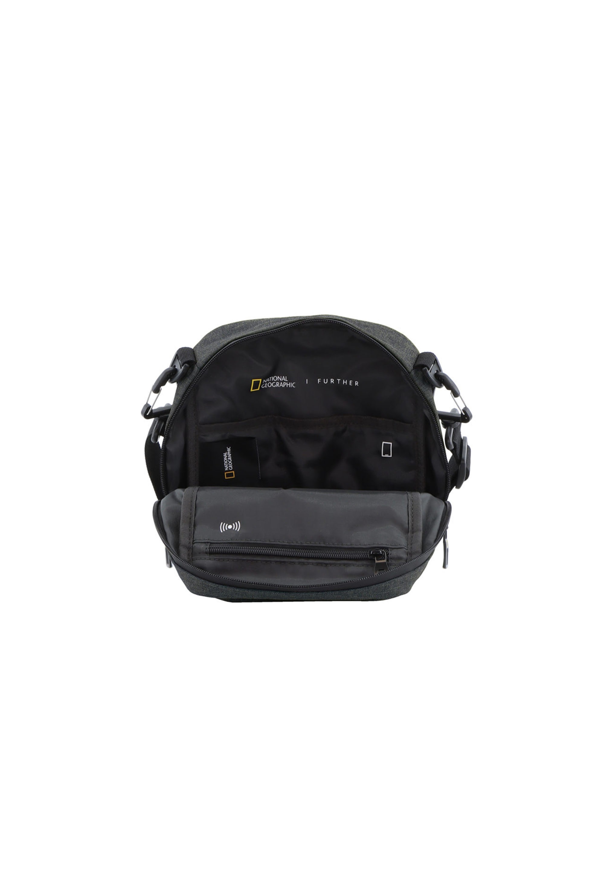 NATIONAL GEOGRAPHIC Schultertasche »SHADOW«, Hergestellt aus recycelten PET-Flaschen