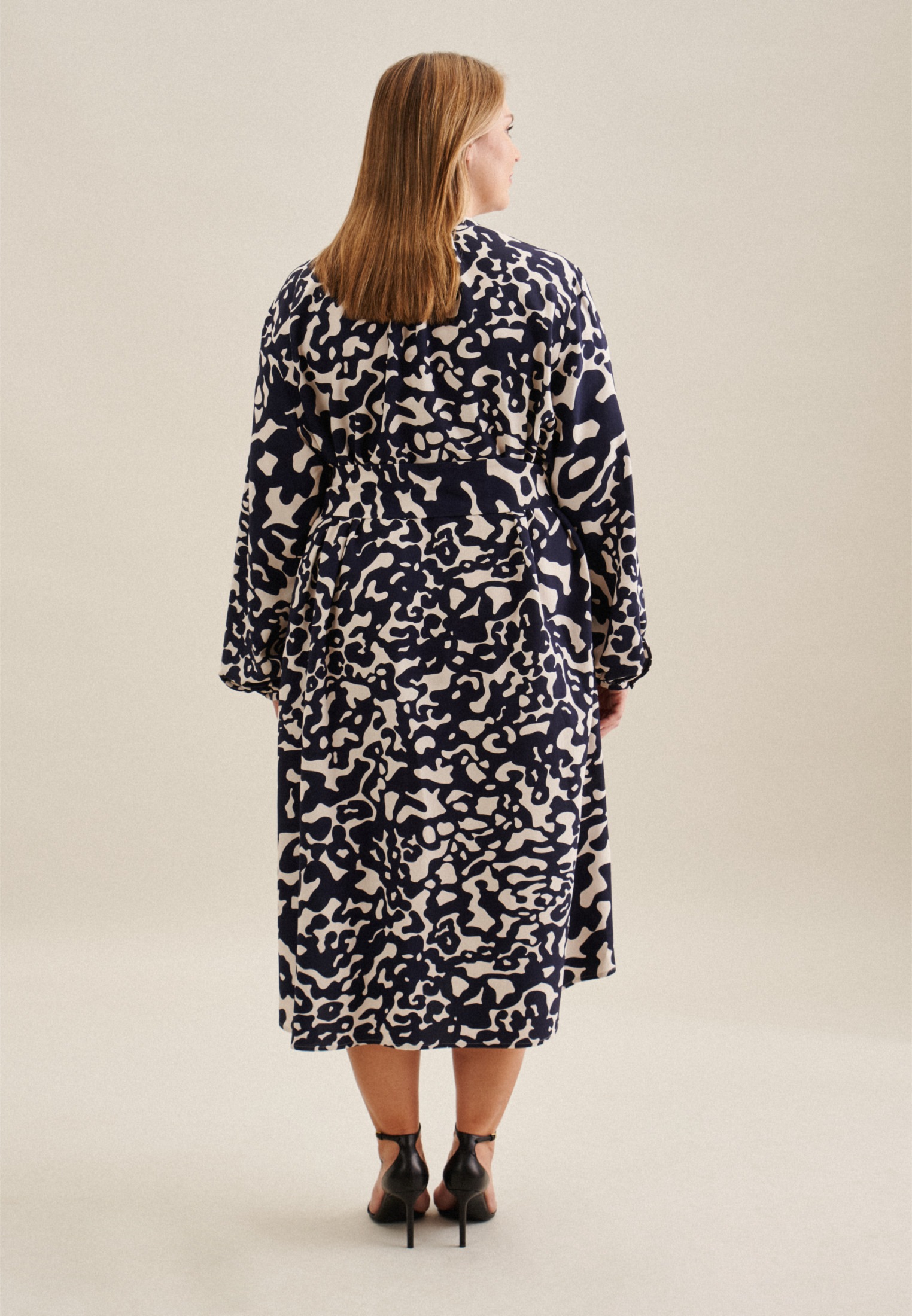 seidensticker Sommerkleid "Schwarze Rose" 1/1 Kragen Animal günstig online kaufen