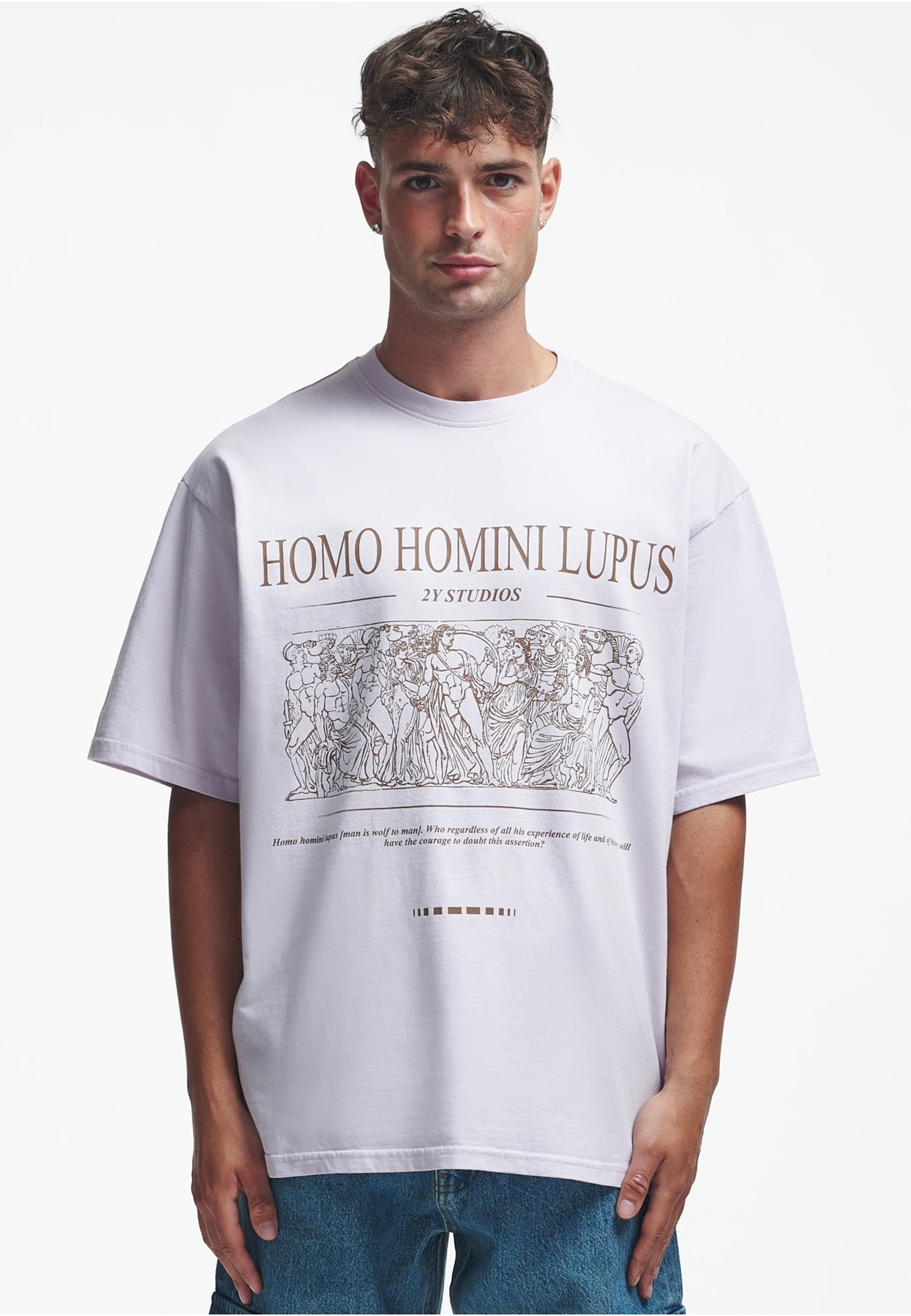 2Y Studios T-Shirt »2Y Studios Herren 2Y Homini Oversize Tee«, (1 tlg.)