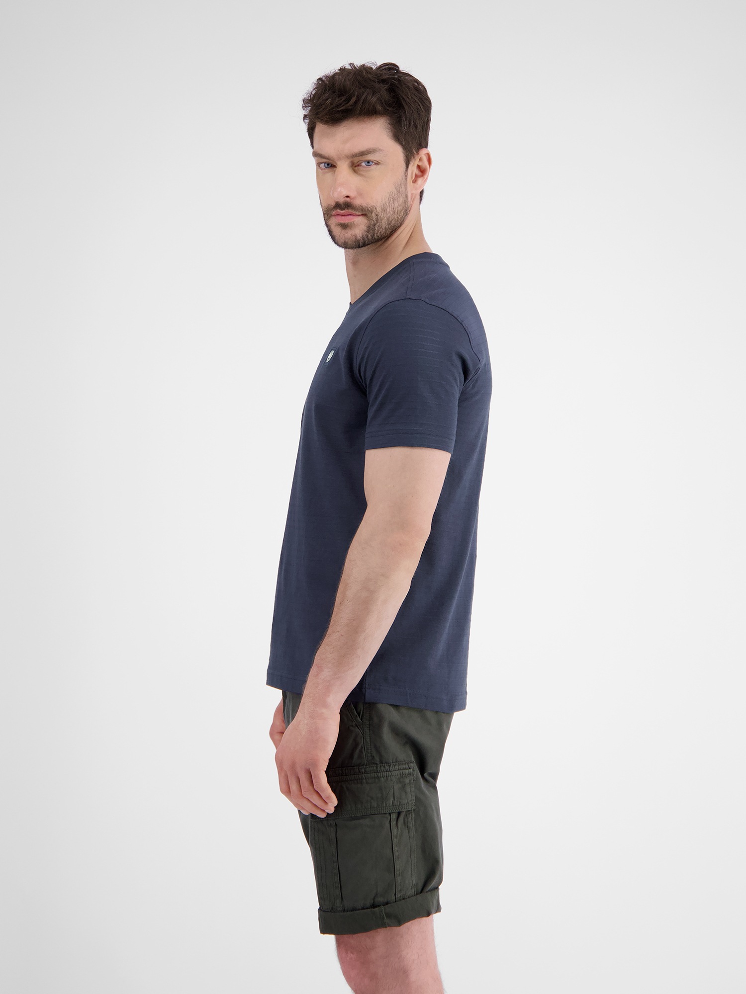 LERROS T-Shirt »LERROS Herren T-Shirt mit V-Ausschnitt«