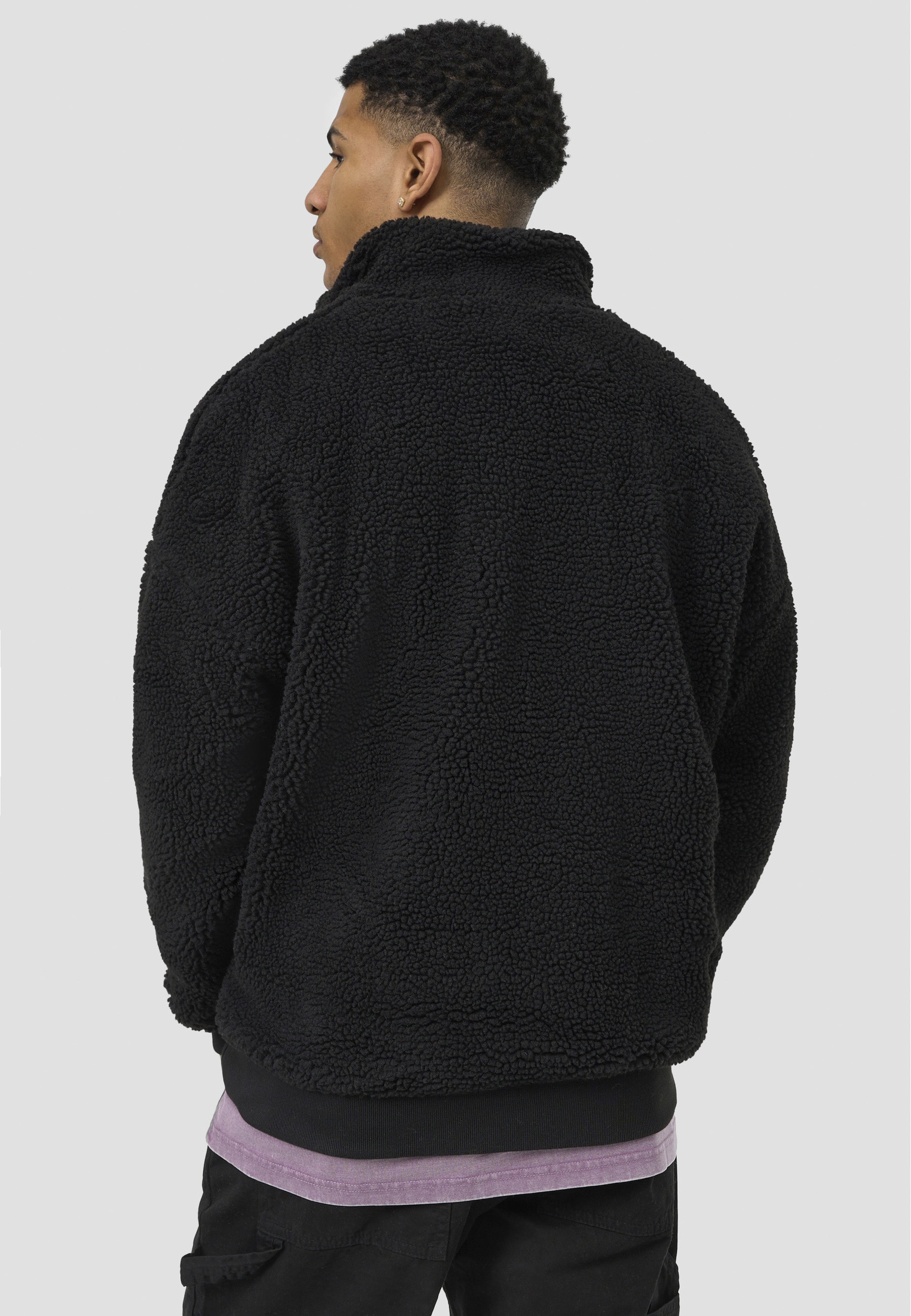 Karl Kani Sweatshirt »Karl Kani Herren SMALL SIGNATURE TEDDY TROYER BLACK«, 1 Stk.
