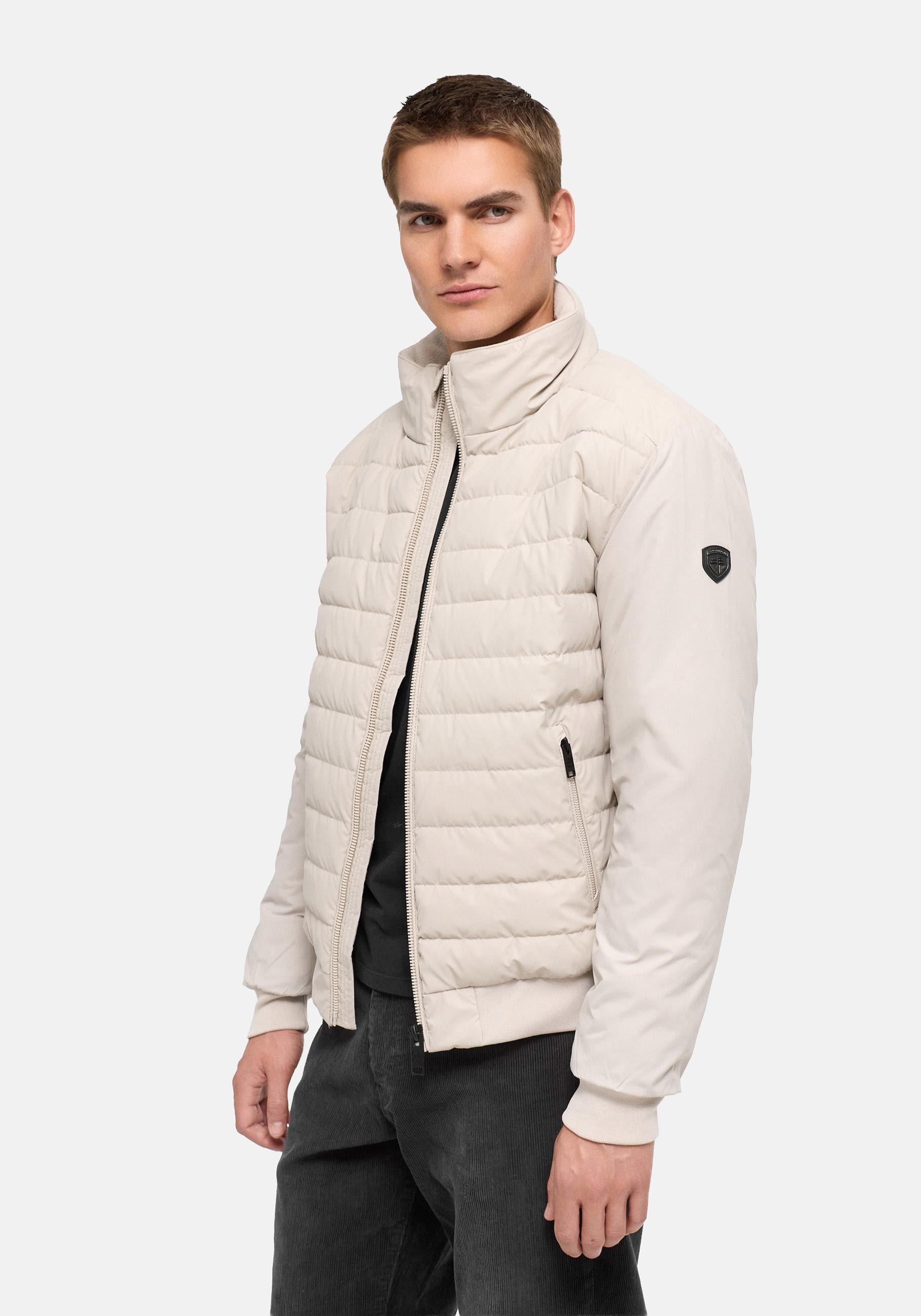 Stone Harbour Regenjacke »Eliaam XX« ohne Kapuze Herren Steppjacke mit glatten Ärmeln