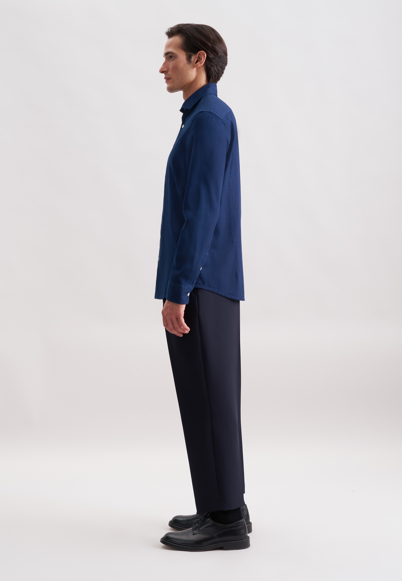 seidensticker Businesshemd Slim 1/1 Kentkragen Struktur