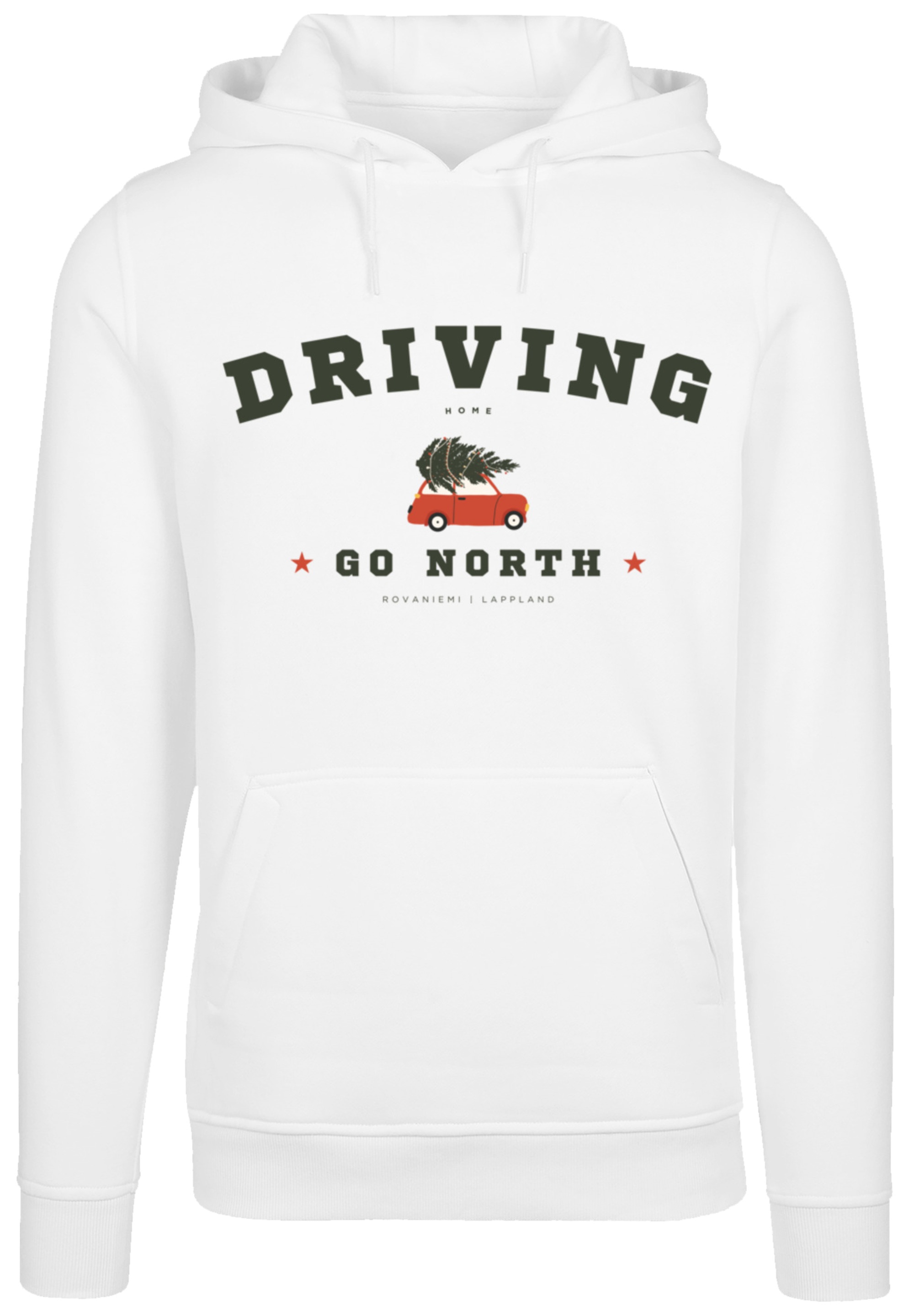 F4NT4STIC Kapuzenpullover »Driving Home Weihnachten PLUSSIZE«, Premium Qualität