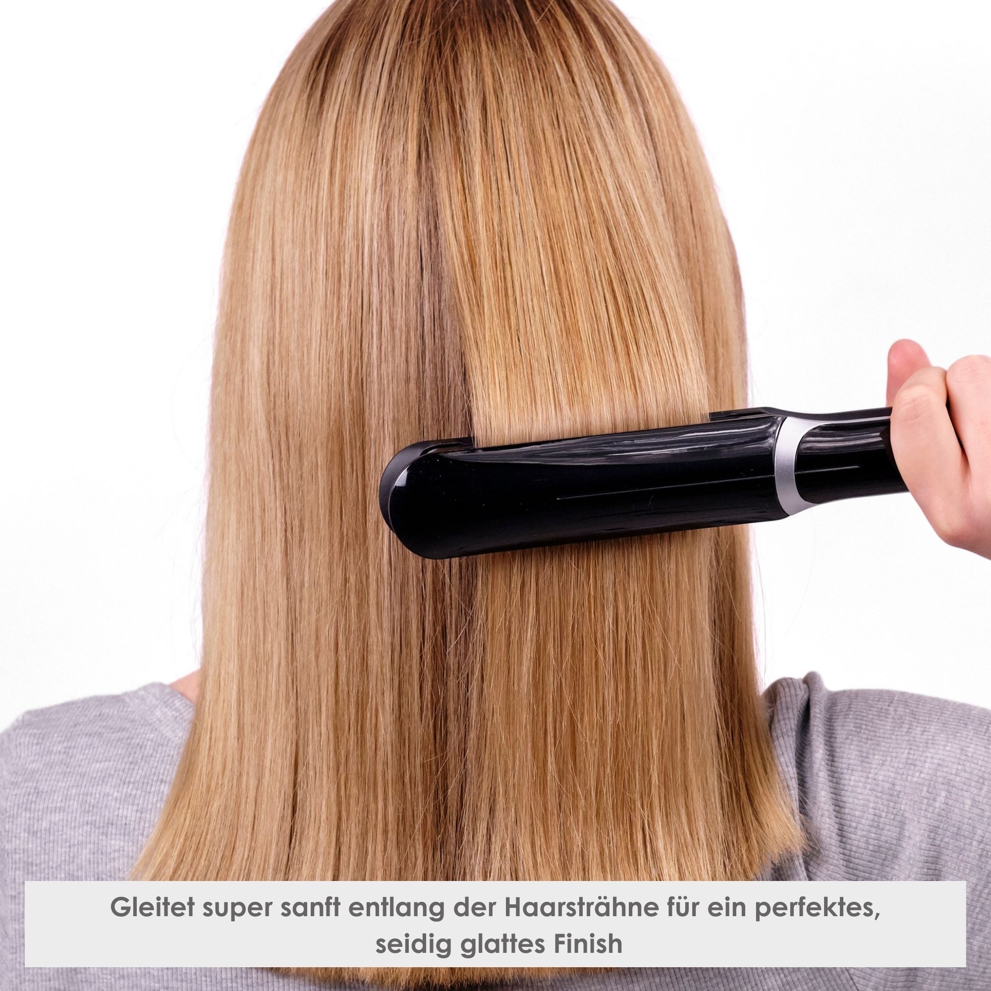 BaByliss Glätteisen »BaByliss Sleek Control Wide Glätteisen extra breit, Keramik, ST397E« Ionen-Technologie, 6 Temperaturstufen 140–235 °C, abnehmbarer Kamm
