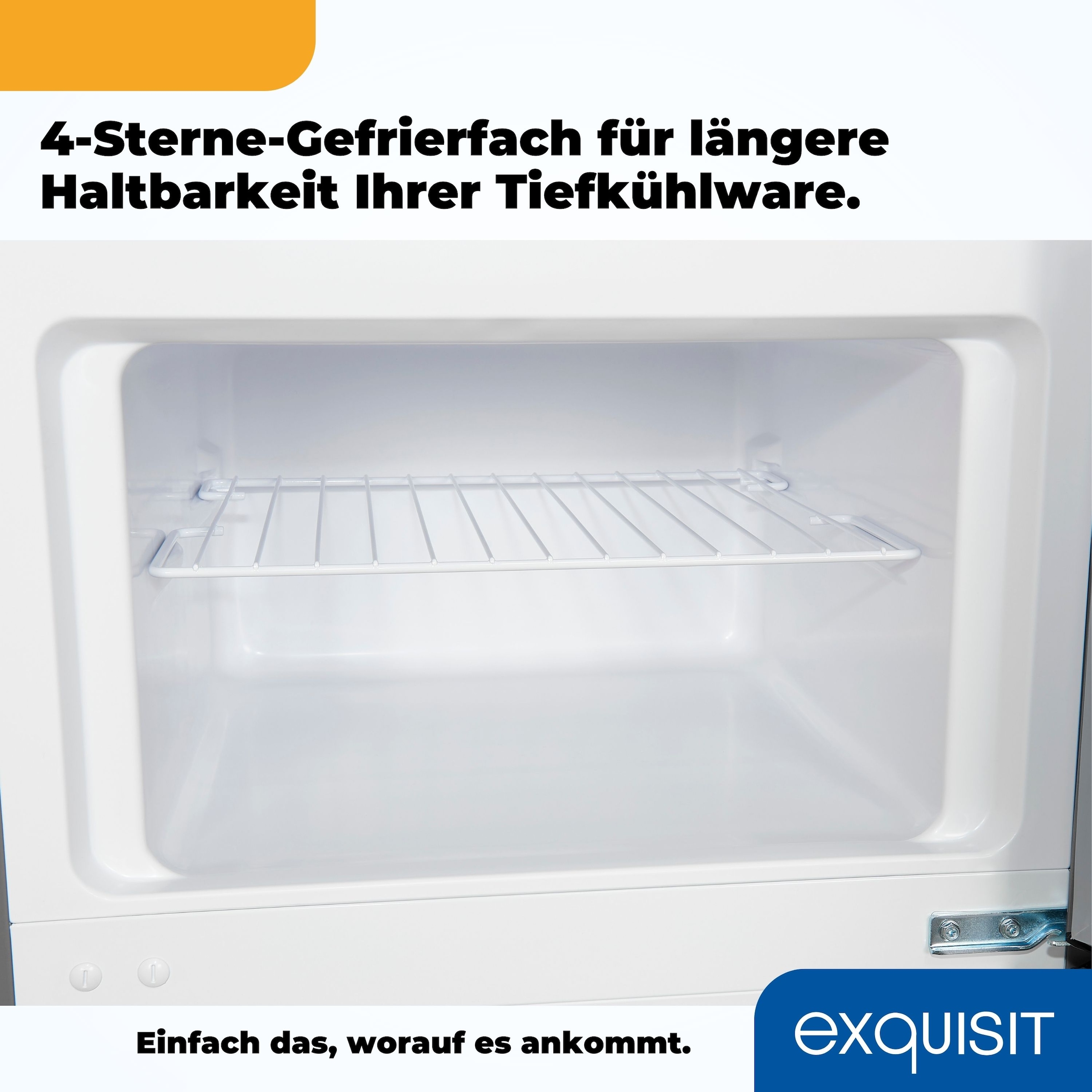 exquisit Kühl-/Gefrierkombination »KGC270-45-040E inoxlook«