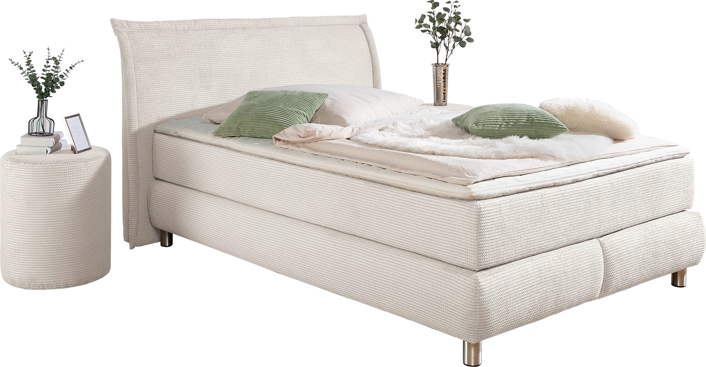 Home affaire Boxspringbett ""Coloma" erhältlich in H2, H3 oder H4 inkl. Top günstig online kaufen