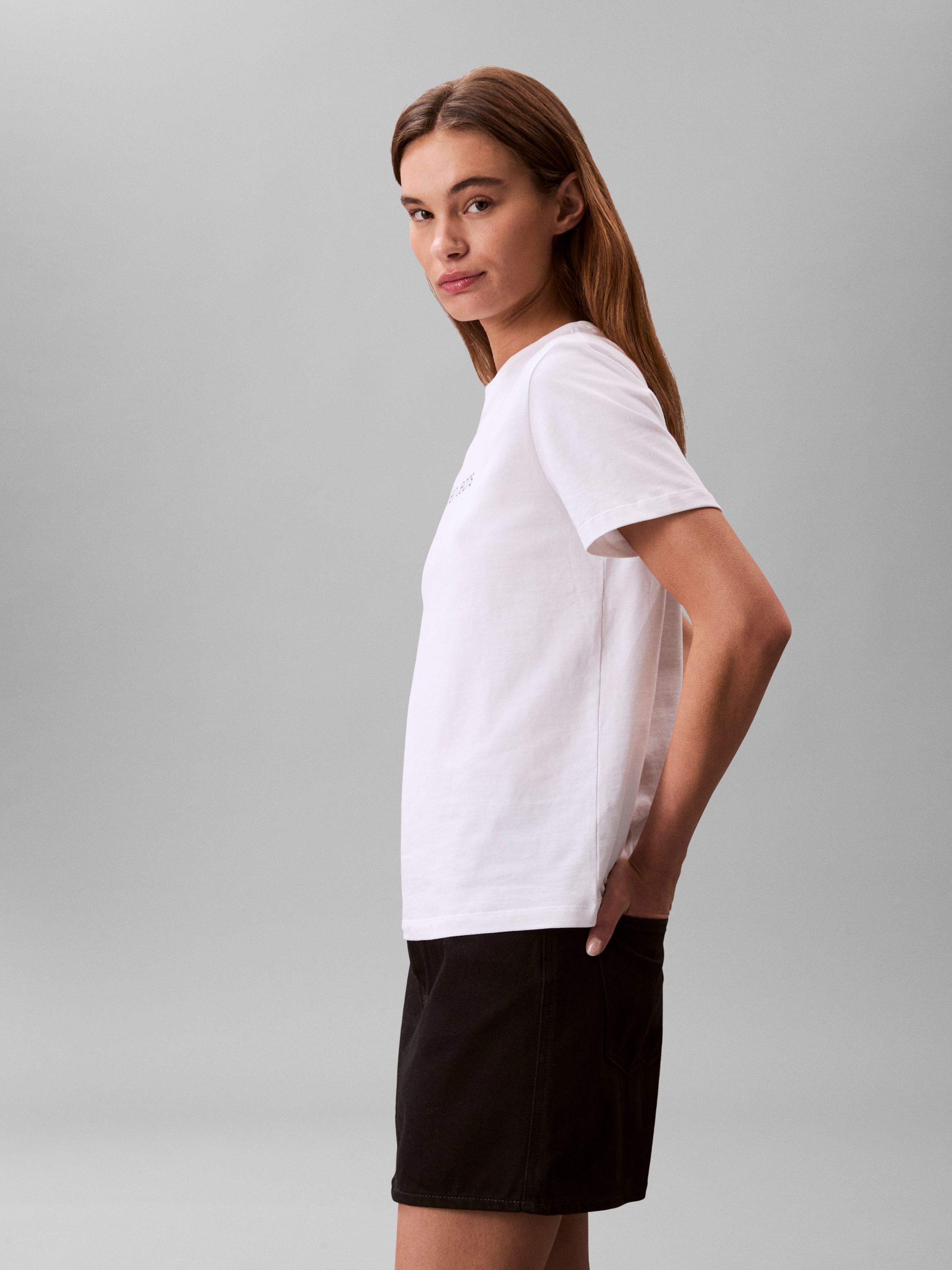 Thumbnail - Calvin Klein Jeans T-Shirt "A- INST. LOGO CLASSIC TEE SS" mit Logoschriftzug