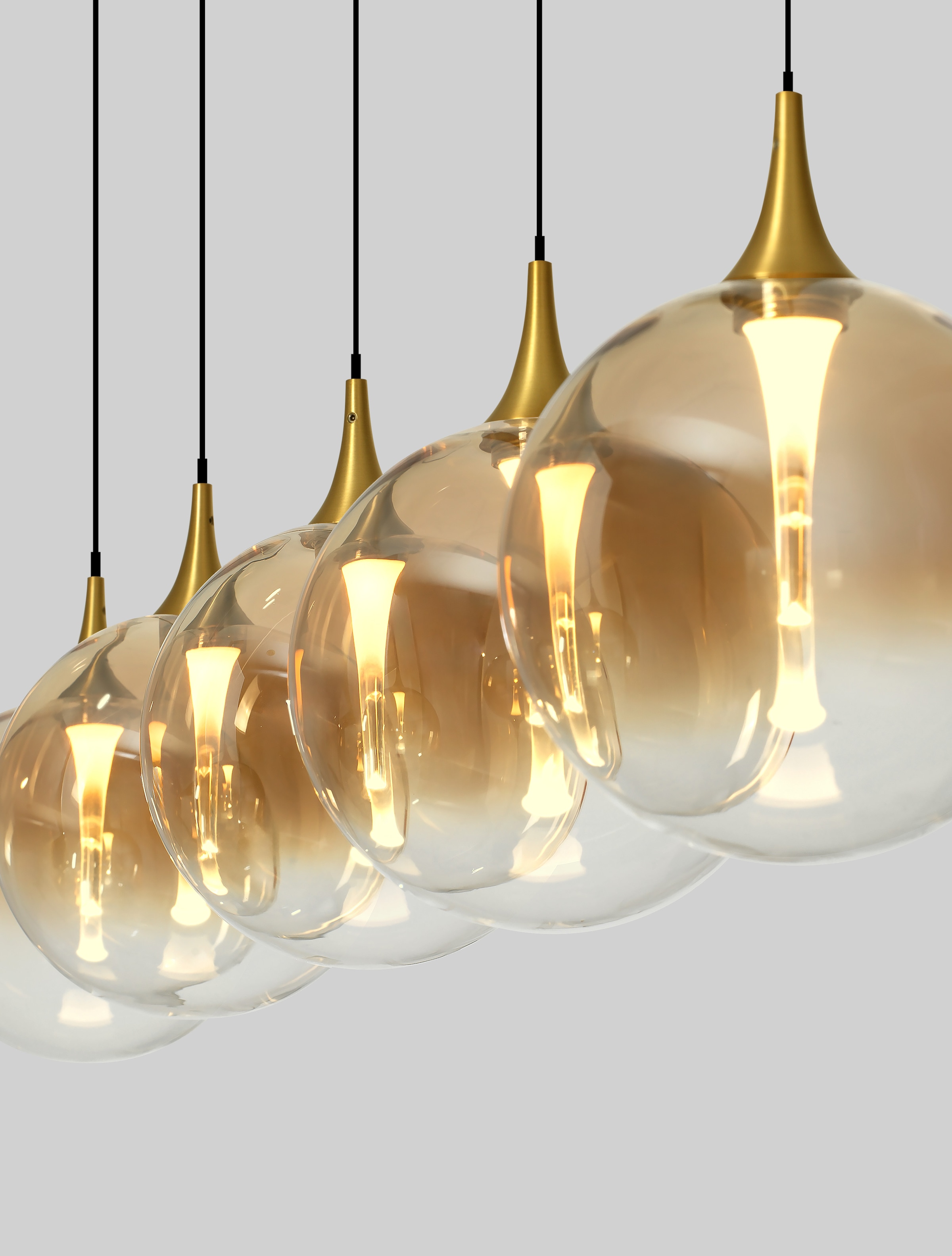 Nova Luce Pendelleuchte »ORENDA«, 5 flammig, Leuchtmittel LED-Modul | LED fest integriert