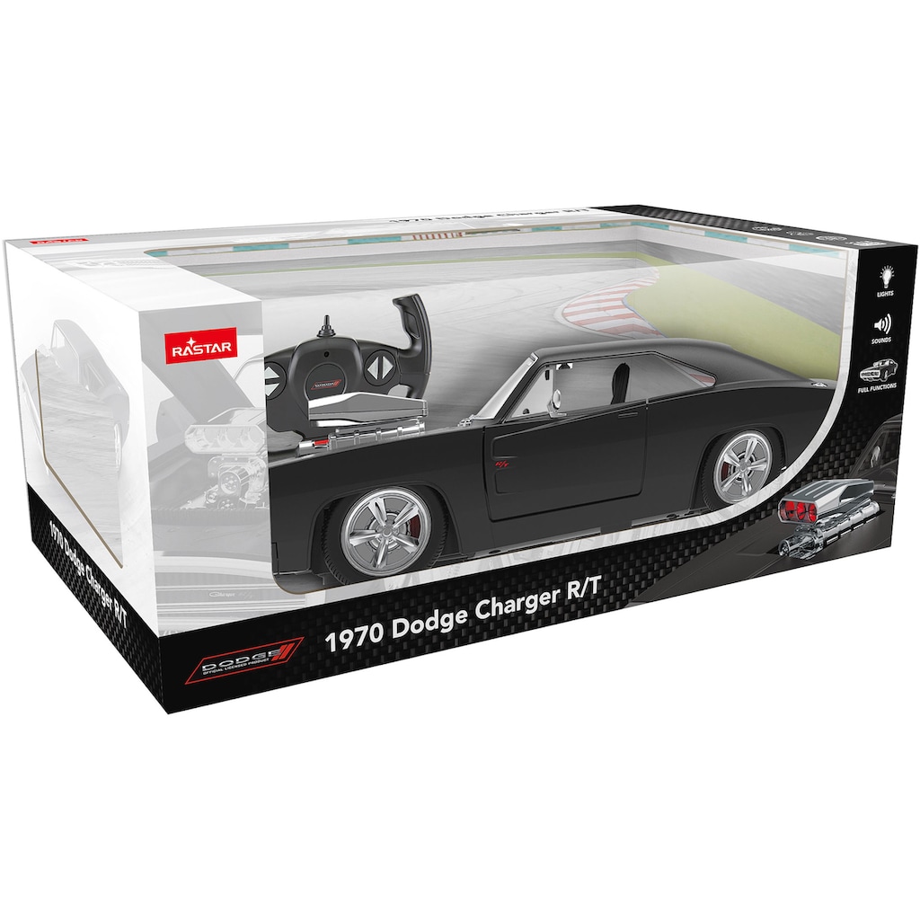 Jamara RC-Auto »Dodge Charger R/T 1970, 1:16, schwarz, 2,4GHz«