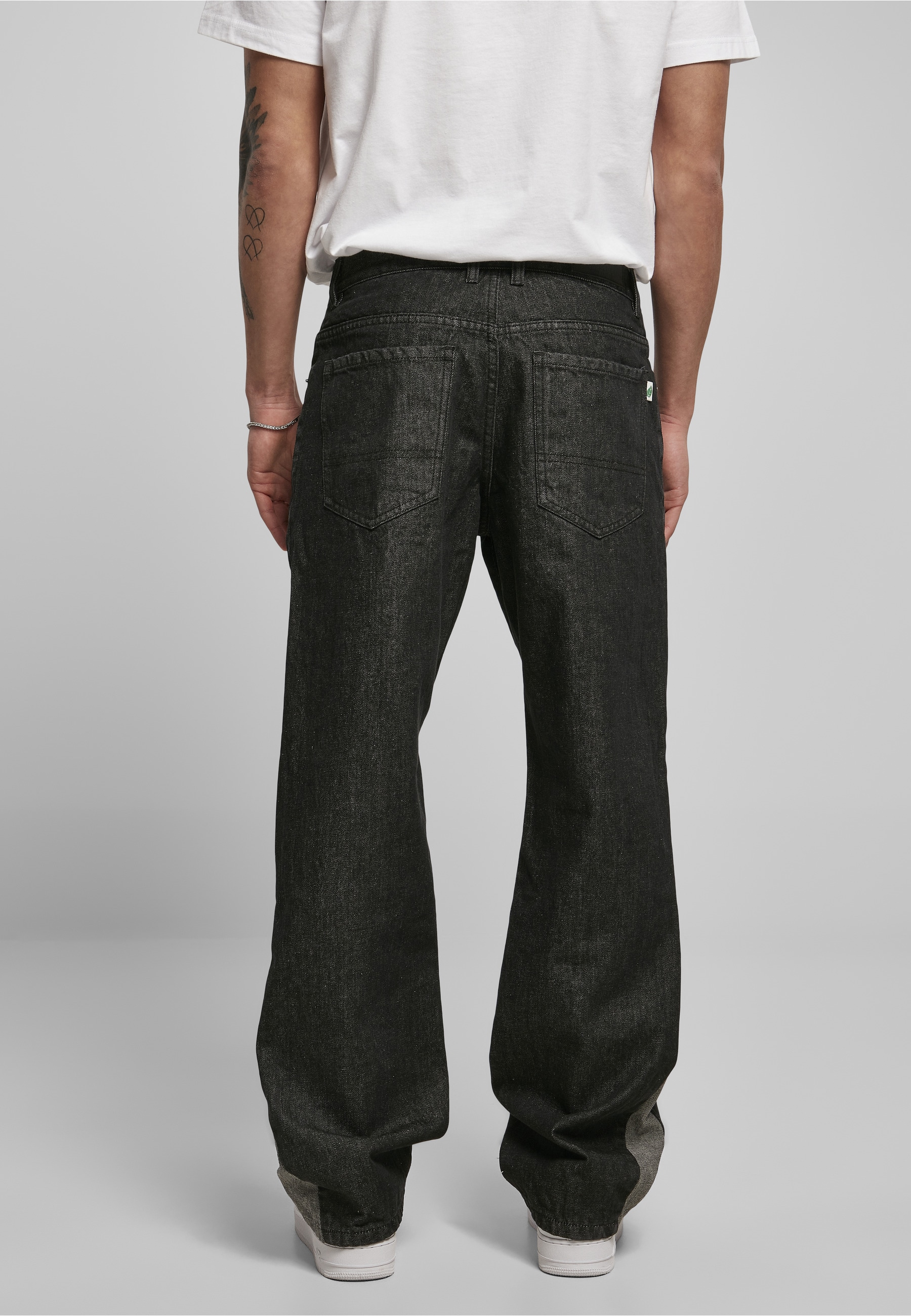 URBAN CLASSICS Bequeme Jeans »Urban Classics Herren Organic Triangle Denim« 1 Stk.