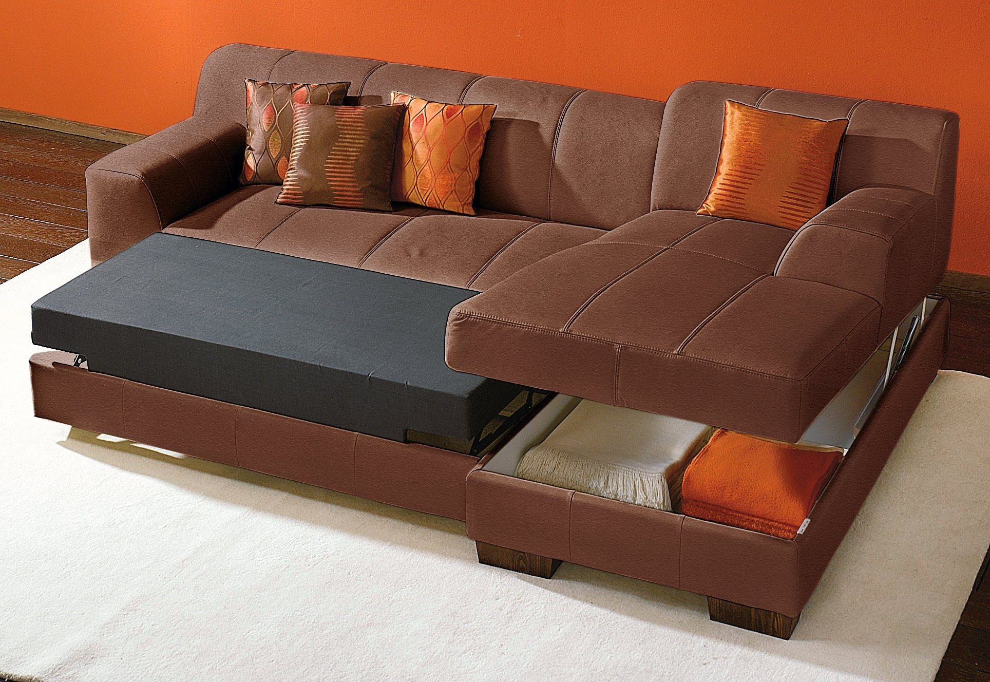 Home affaire Ecksofa »Falk L-Form« su Federkern ir ...