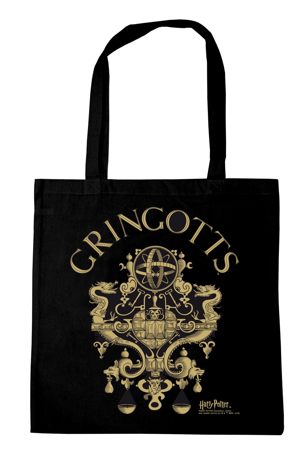 LOGOSHIRT Henkeltasche "Classic" mit Gringotts-Print
