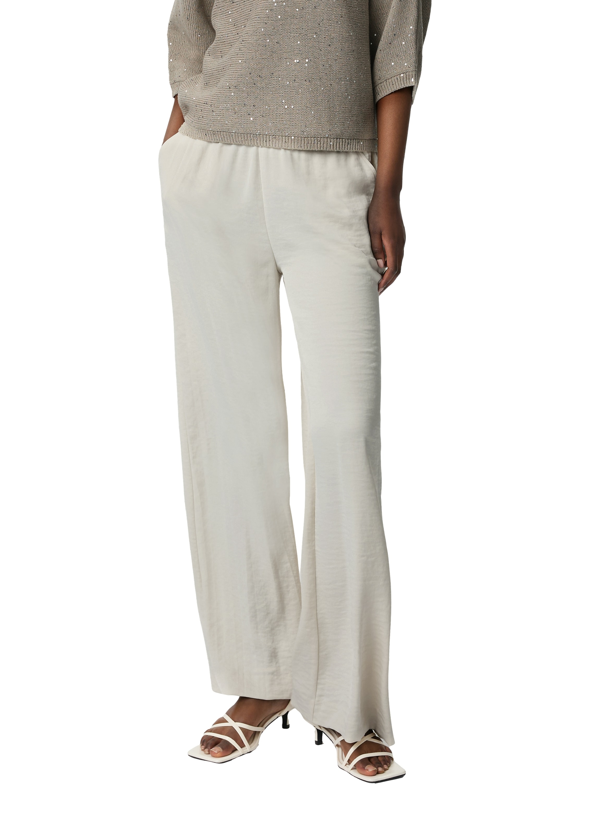 Comma Stoffhose, Sommerhose Wide Leg und eleatischem Bund günstig online kaufen