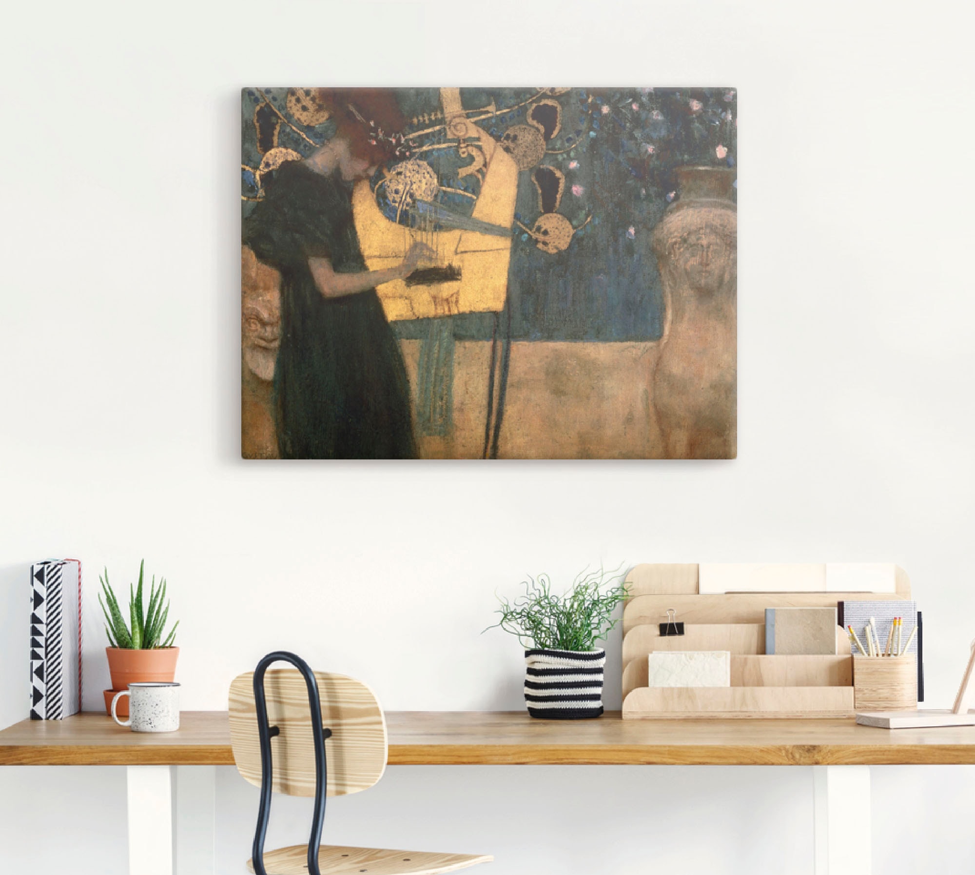 Artland Wandbild »Die Musik. 1895«, Musiker, (1 St.), als Leinwandbild, Poster in verschied. Größen