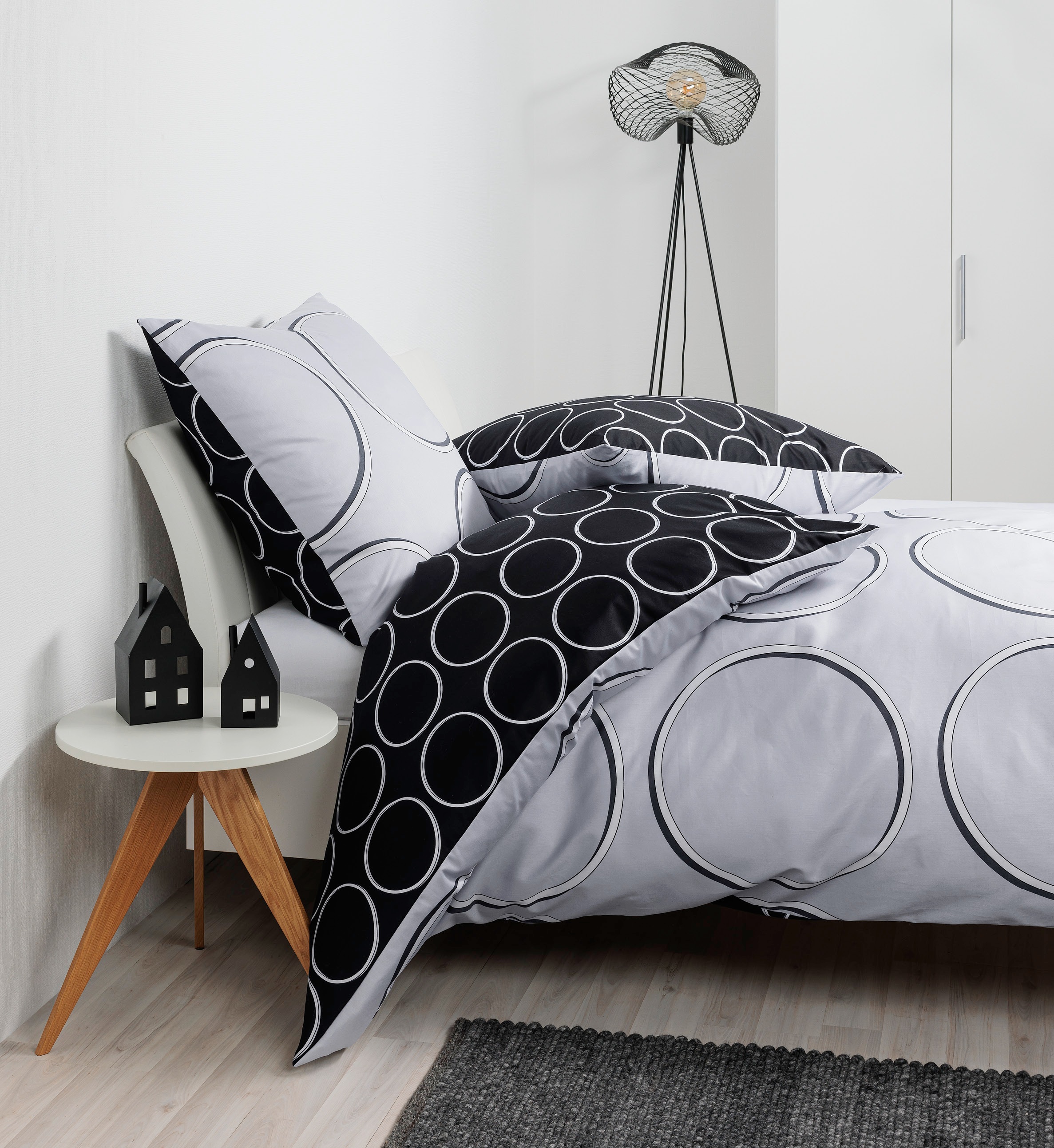 Janine Wendebettwäsche "Mako-Satin87109 08" mit Reissverschluss günstig online kaufen