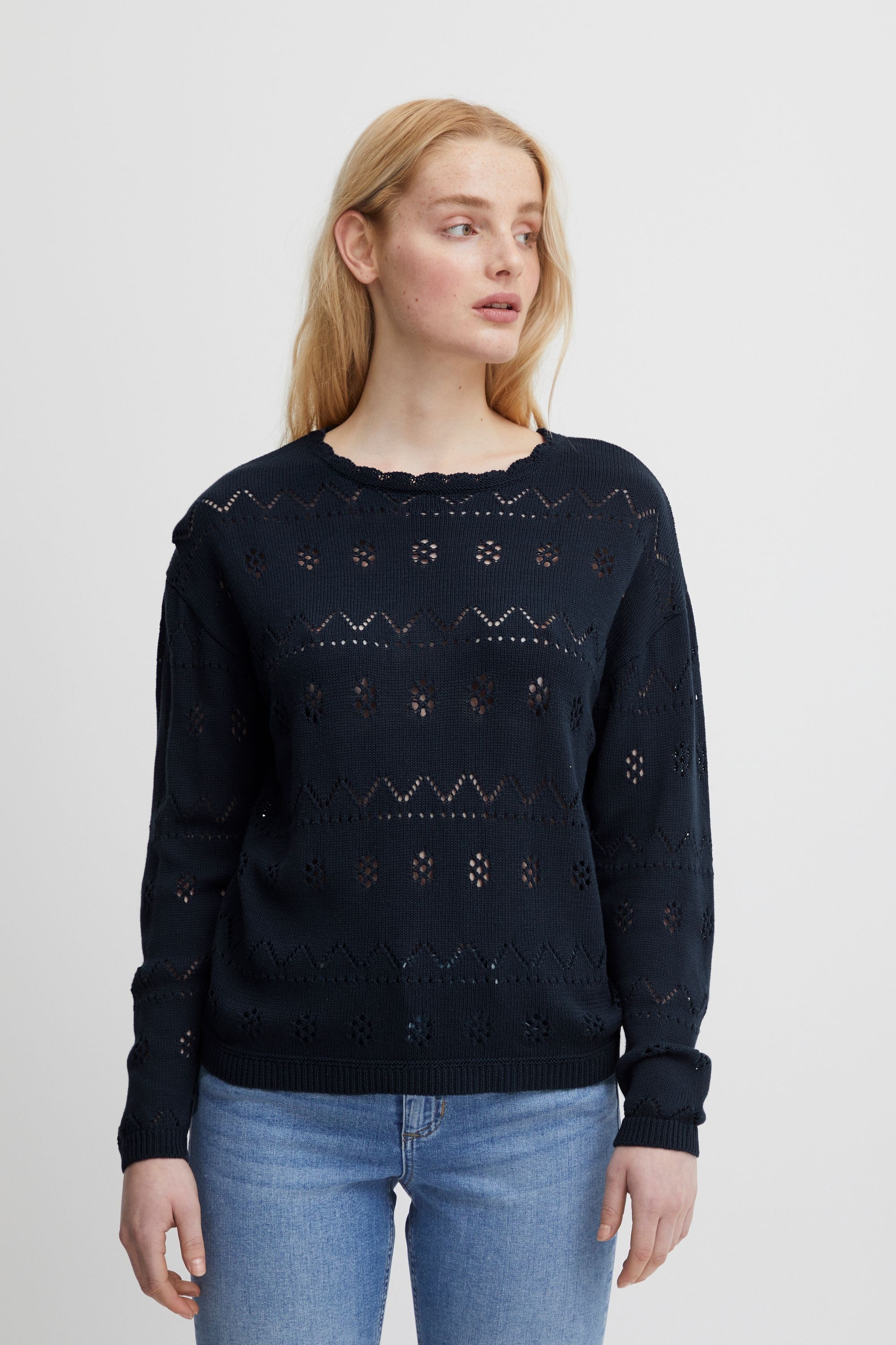 Ichi Strickfleece-Pullover »Strickpullover IHLaluha«