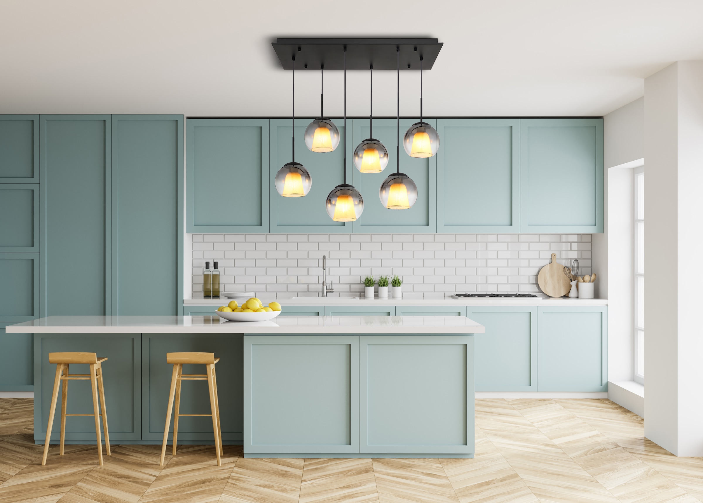GLOBO LIGHTING Hängeleuchte »BARRY«, Leuchtmittel E27 | ohne Leuchtmittel, Hängelampe/Pendelleuchte/Esszimmer/Wohnzimmer/Esstisch