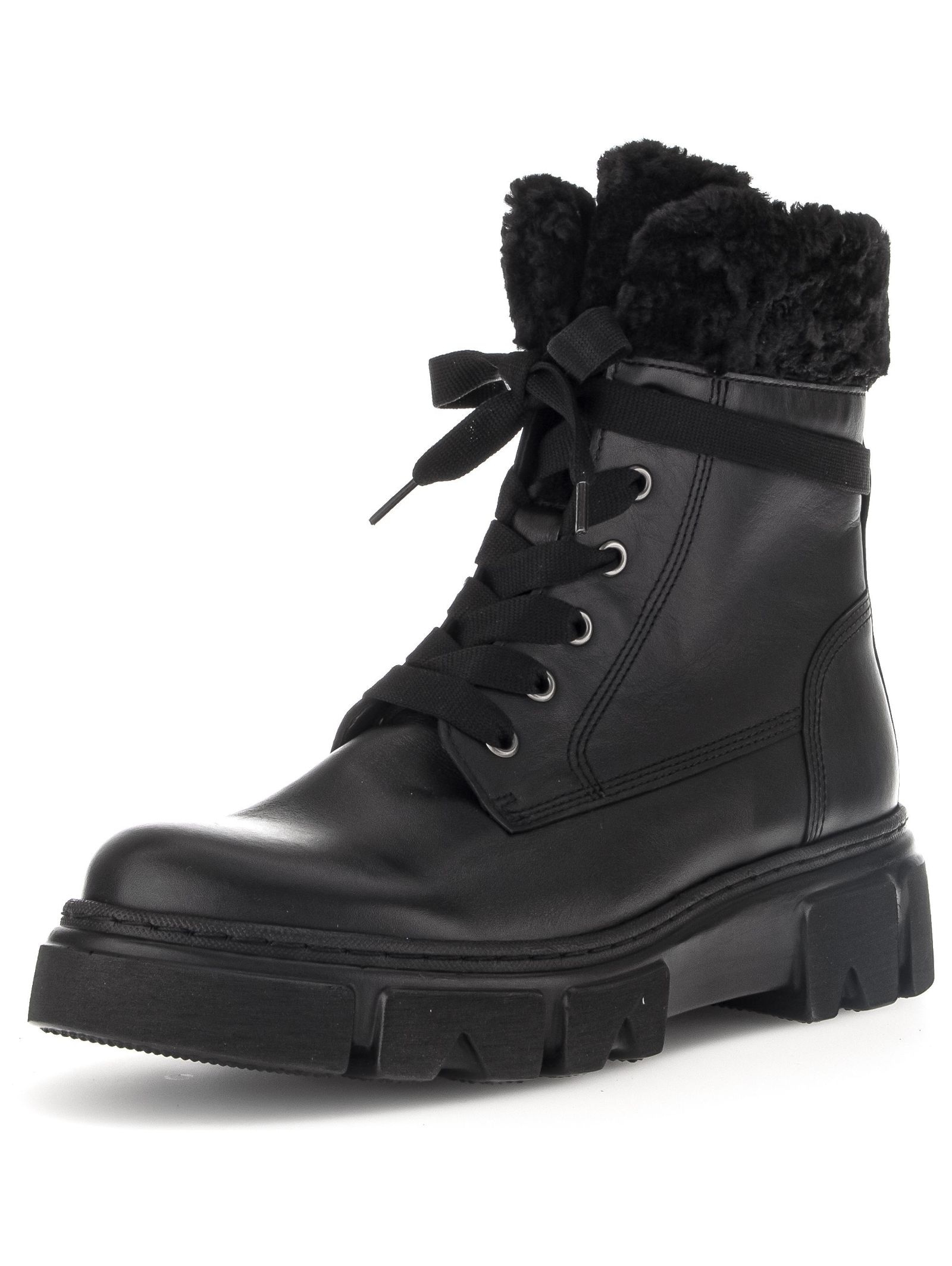 Gabor Schnürstiefelette "Gabor Stiefelette Leder/Textil" günstig online kaufen