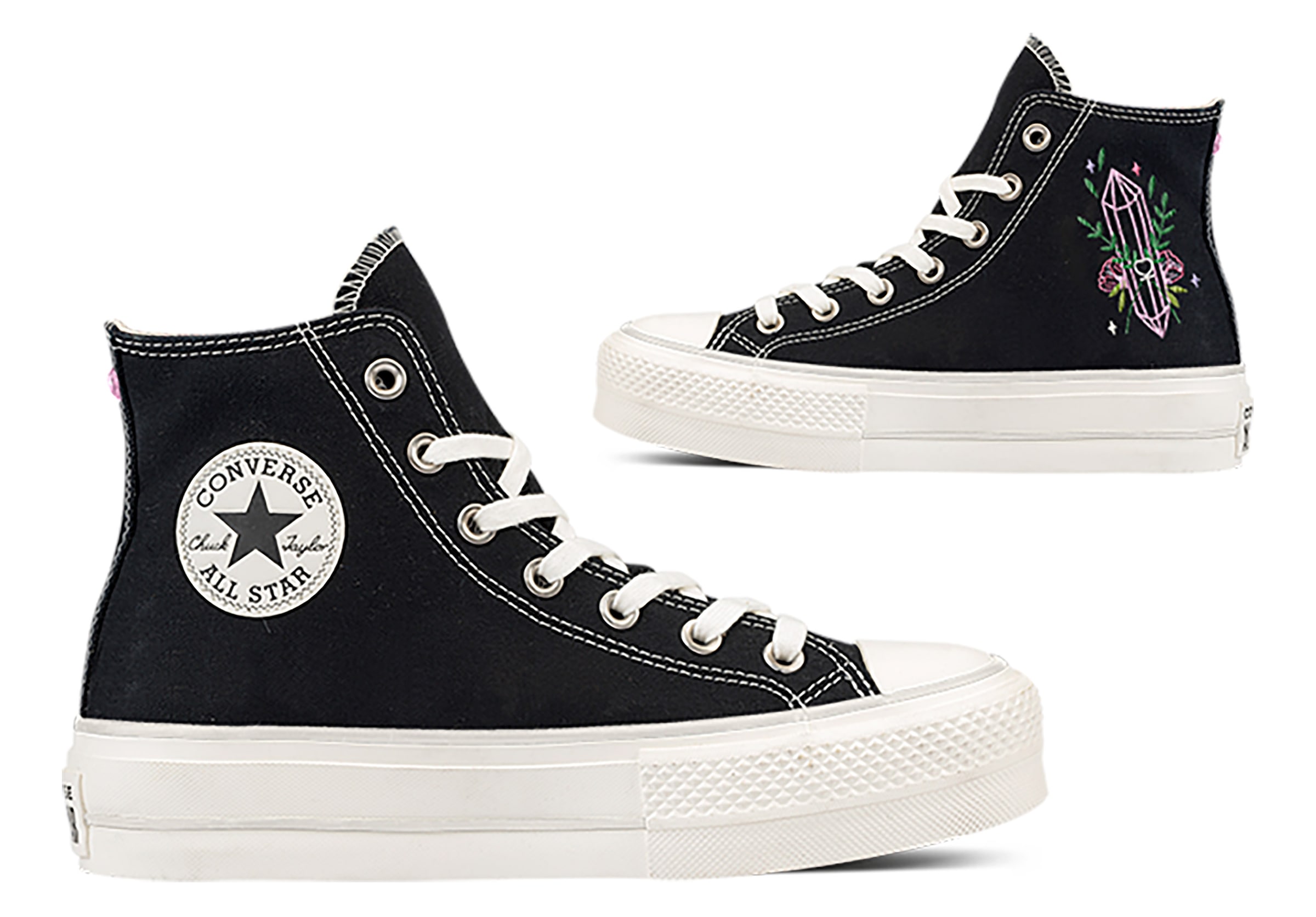 Converse Sneaker "CHUCK TAYLOR ALL STAR LIFT PLATFORM EMBROIDERED CRYSTALS" günstig online kaufen