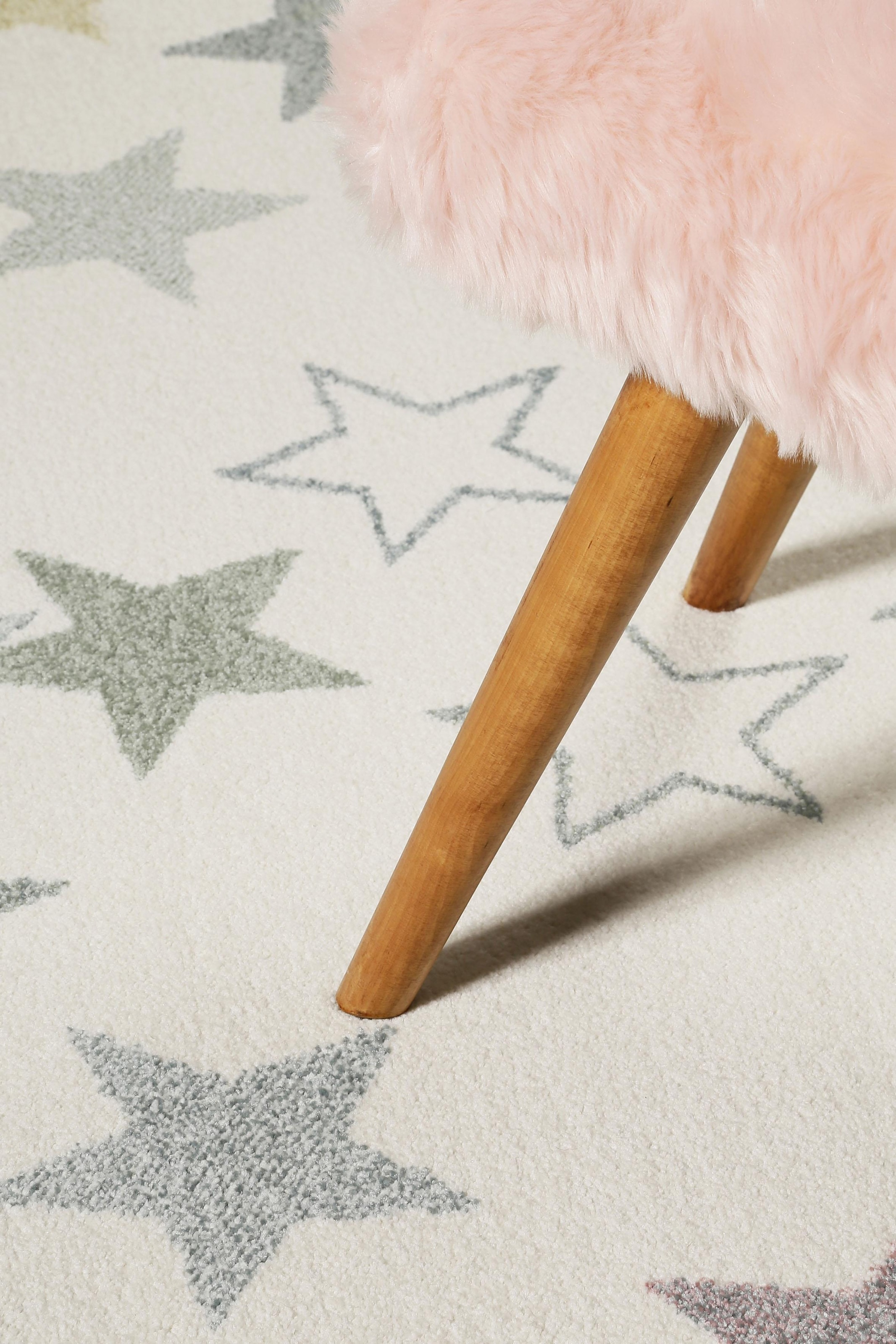 Esprit Kinderteppich »Esterya ESP-4636«, rechteckig, 13 mm Höhe, Sterne Design, Kurzflor