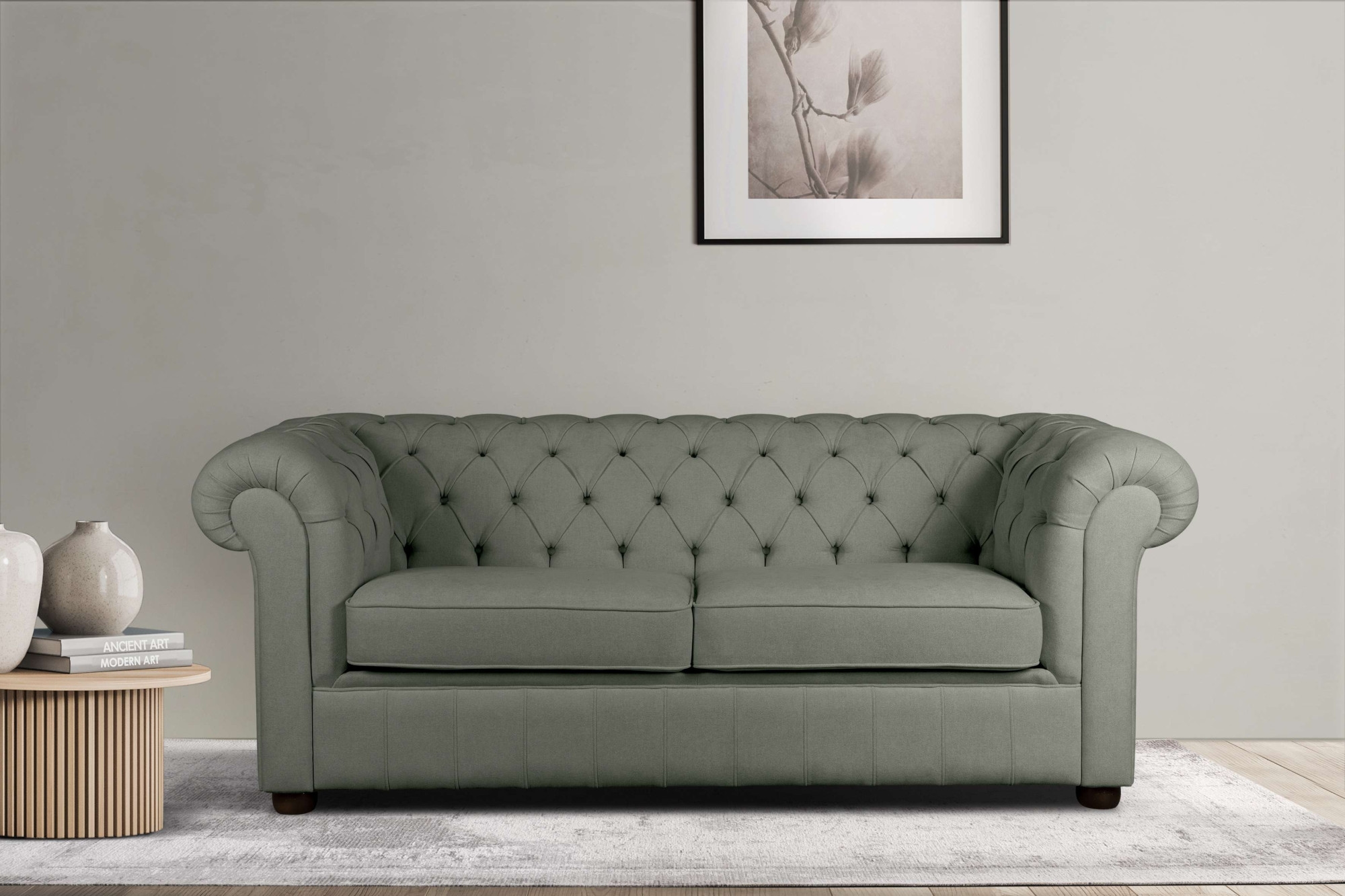 Home affaire 3-Sitzer "CHARENTE, optionale Schlafsofa, Chesterfield-Sofa, B günstig online kaufen