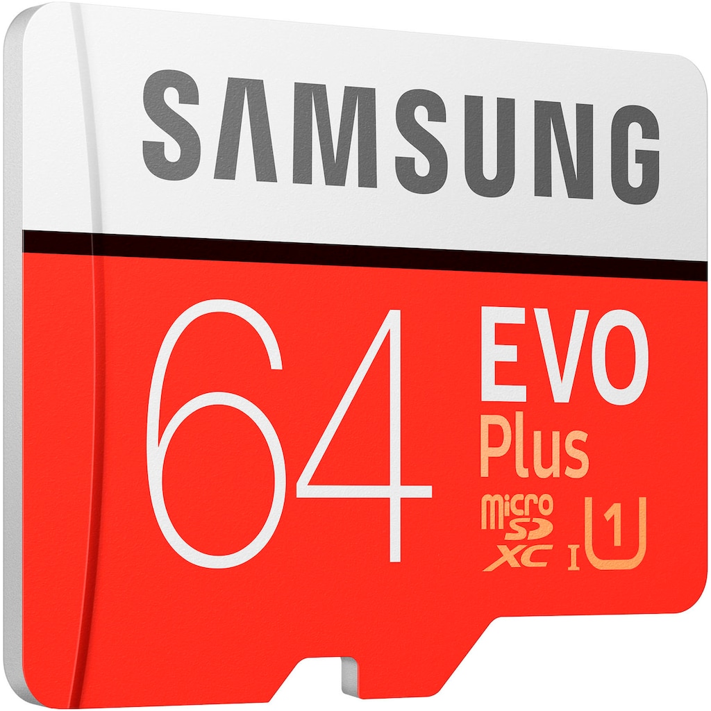 Samsung Speicherkarte »Evo Plus 64GB«, (UHS-I Class 10 100 MB/s Lesegeschwindigkeit)