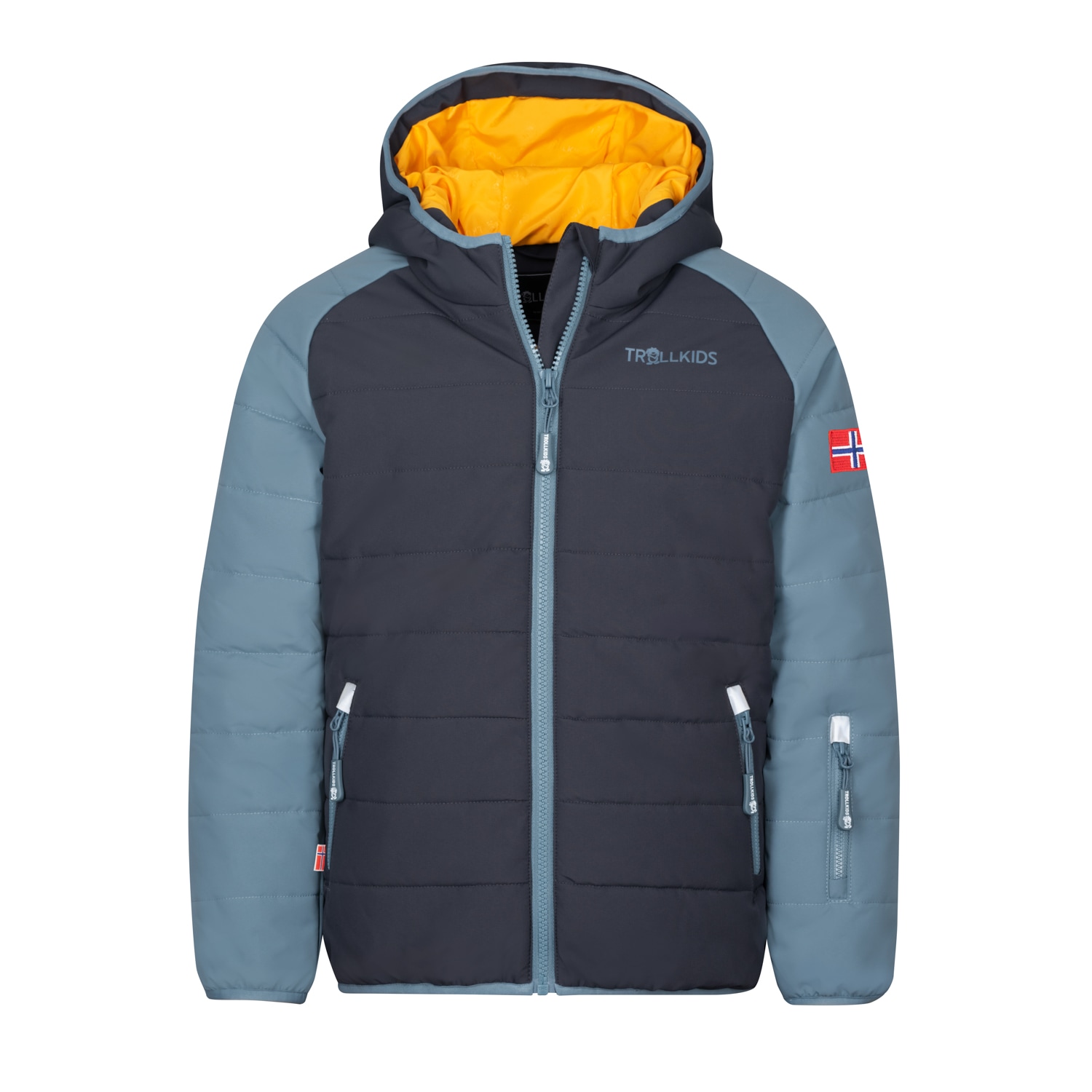 TROLLKIDS Winterjacke "KIDS HAFJELL SNOW JACKET PRO" mit Kapuze mit Kapuze, winddicht, wasserabweisend