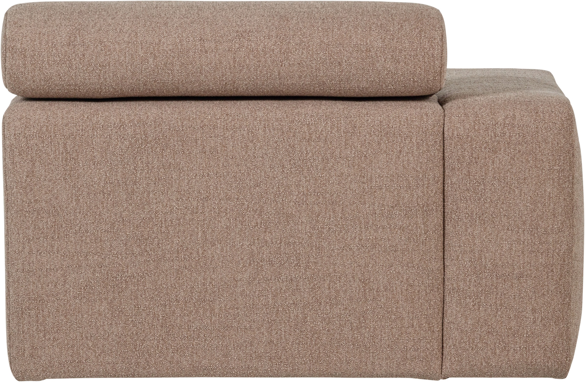 WOOOD Sofaelement »Novi Bezug mit verstellbarer Nackenstütze B 109 x T 173 x H 86 cm« Tragkraft 120 kg, Maximale Verschleißfestigkeit