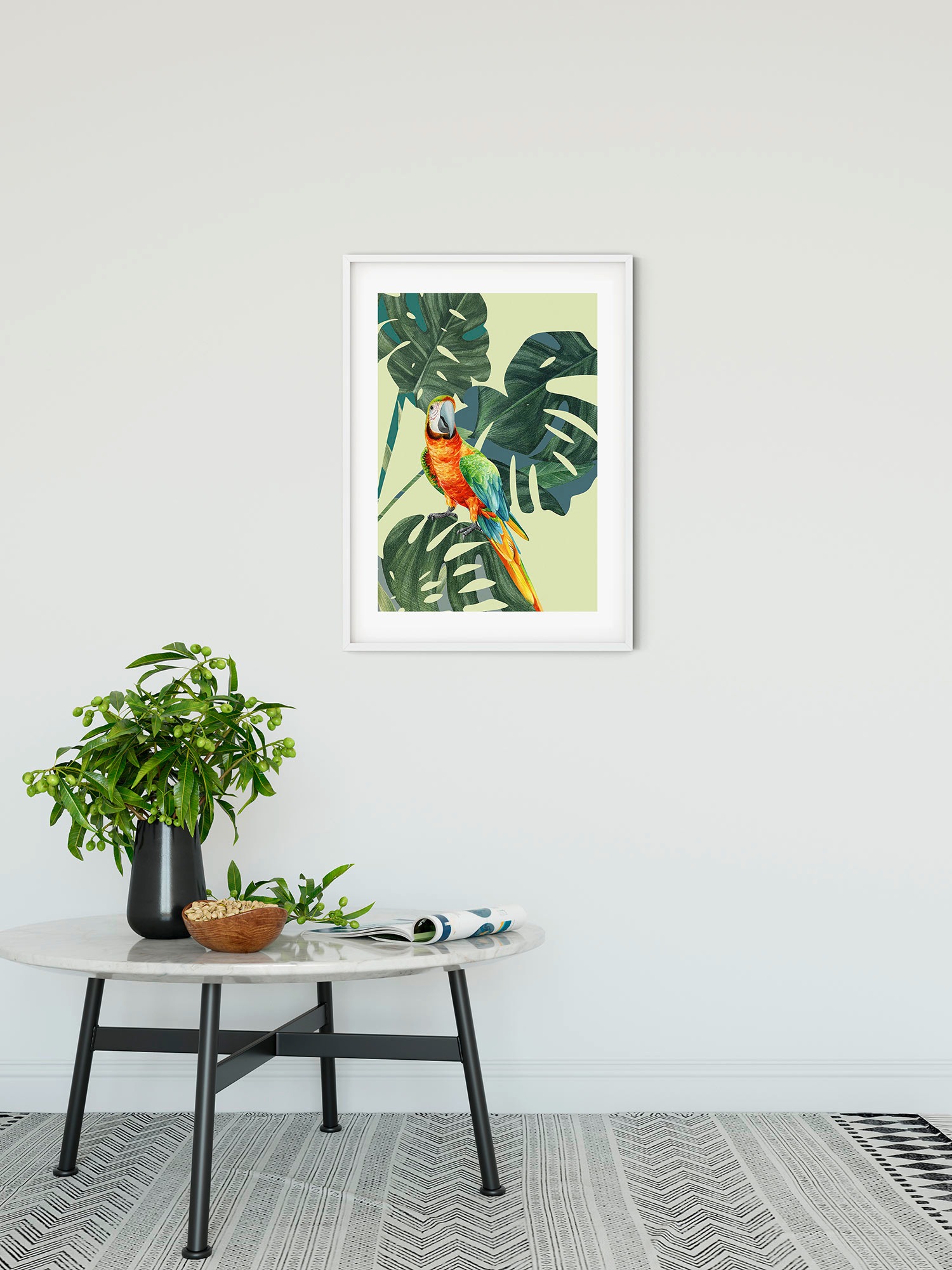 Komar Bild "Green-Winged Macaw" Natur 1 Stk. tlg. Wandbild zur Dekoration - günstig online kaufen
