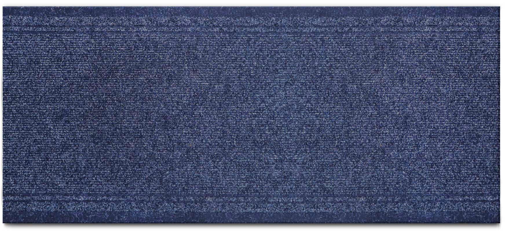 Küchenläufer, B:66cm H:6mm L:700cm, blau, PRIMAFLOR-IDEEN IN TEXTIL, Polypropylen (PP), Teppiche, "MALAGA, Made in Belgium", Nadelfilz, robust,