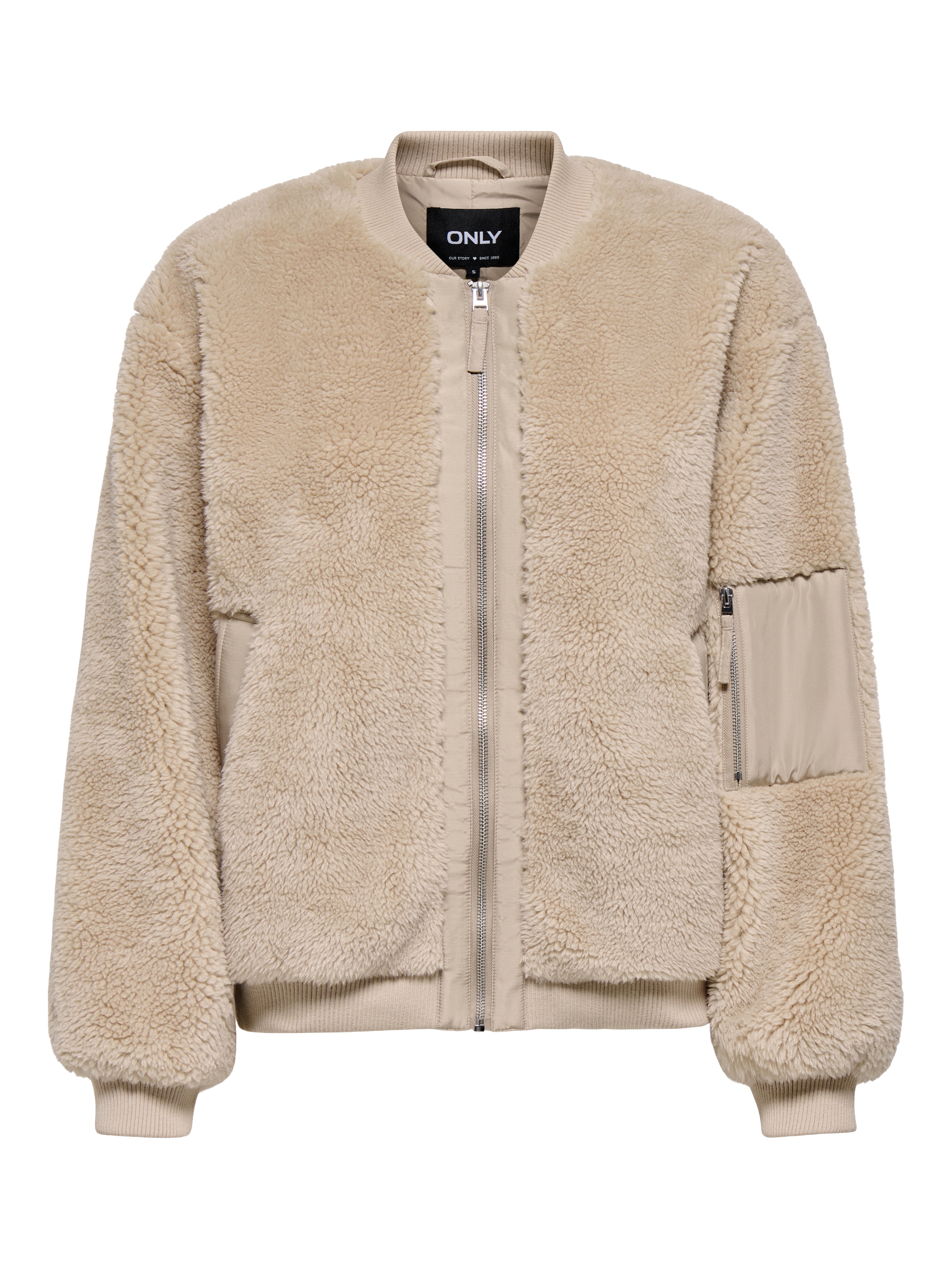 ONLY Plüschjacke »ONLSASCHA SHERPA JACKET OTW« Kunstfaser