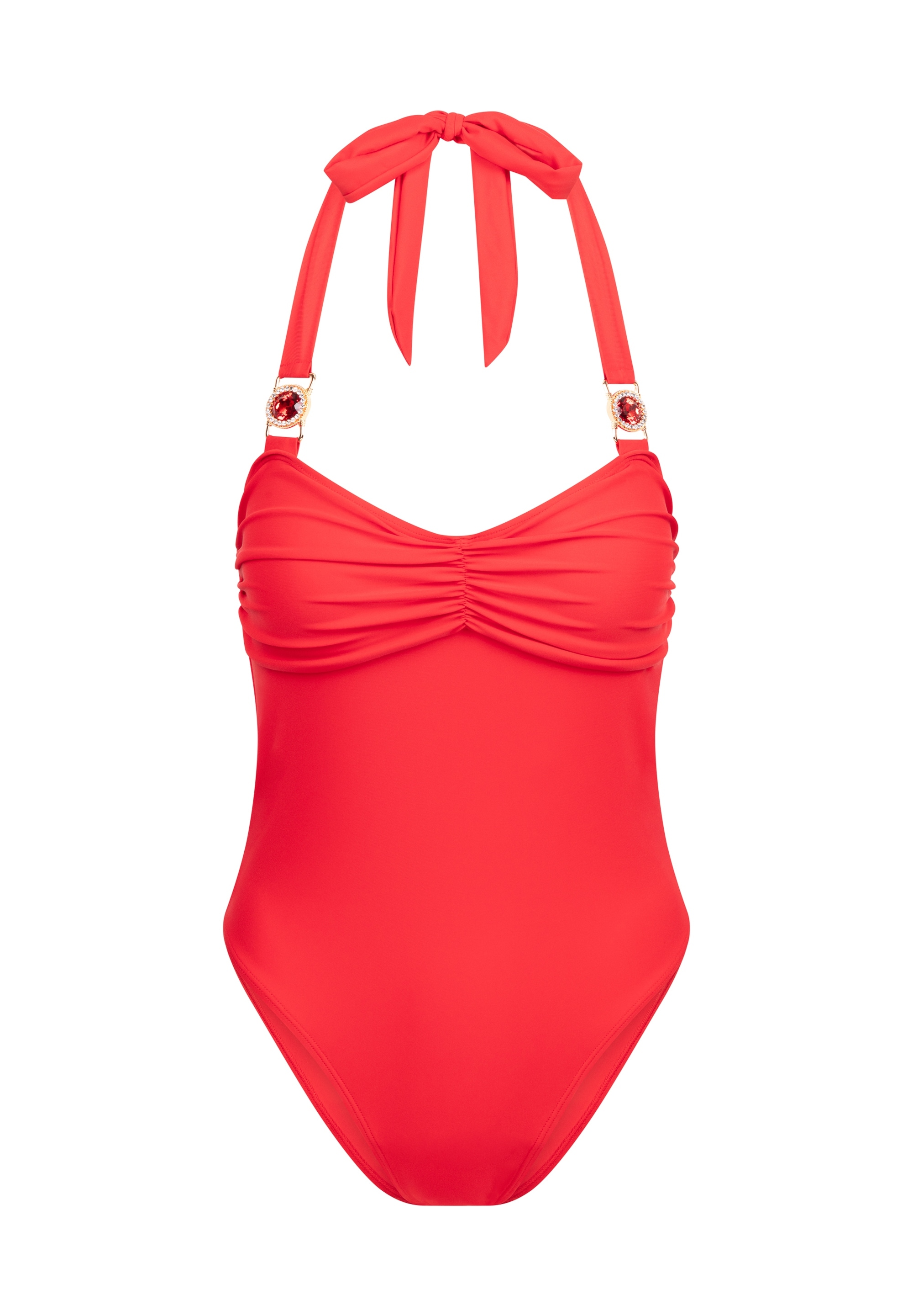 Moda Minx Badeanzug "Amour Rouched", (1 St.), mit tollem Steinbesatz günstig online kaufen